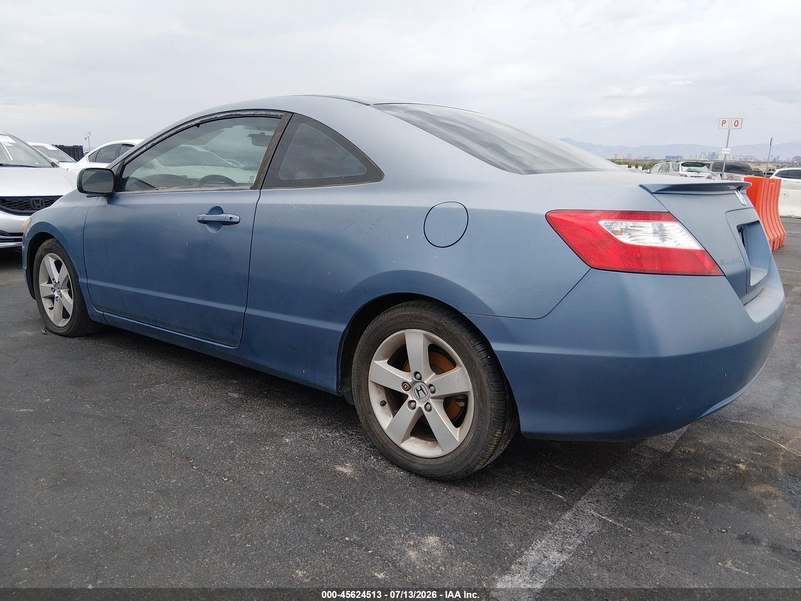 2006 Honda Civic Ex Blue vin: 2HGFG12816H563224