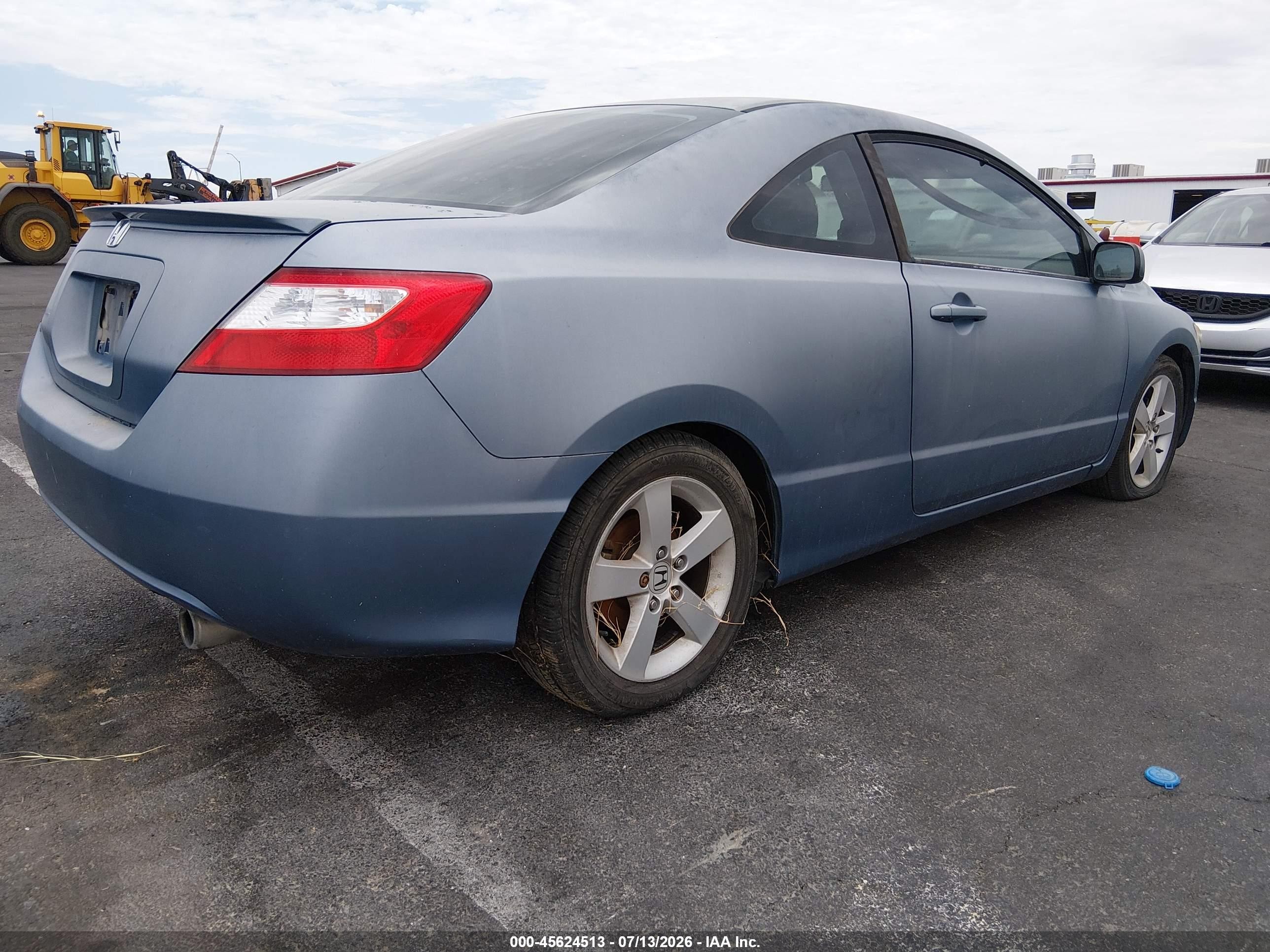 2006 Honda Civic Ex Blue vin: 2HGFG12816H563224