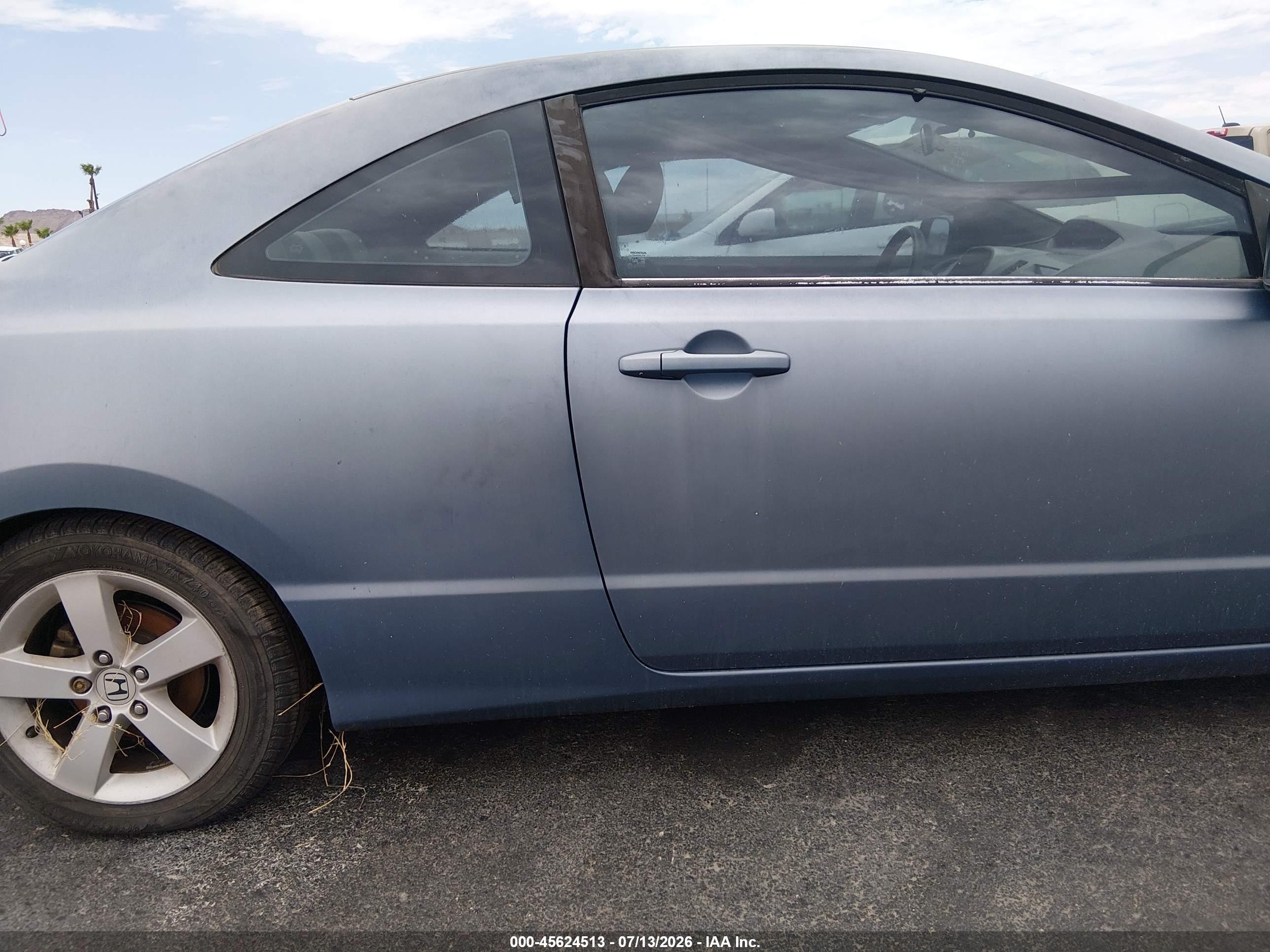 2006 Honda Civic Ex Blue vin: 2HGFG12816H563224