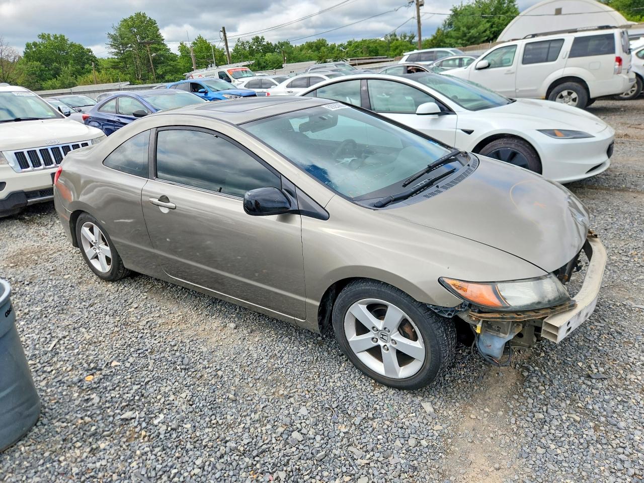 2007 Honda Civic Ex Gold vin: 2HGFG12817H517670