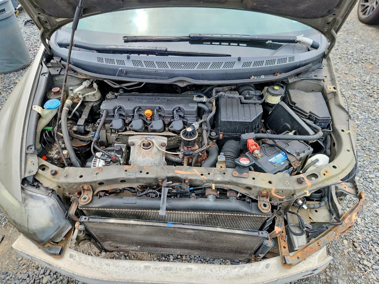 2007 Honda Civic Ex Gold vin: 2HGFG12817H517670