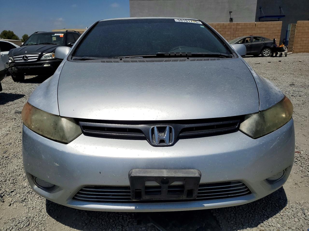 2007 Honda Civic Ex Silver vin: 2HGFG12817H523632