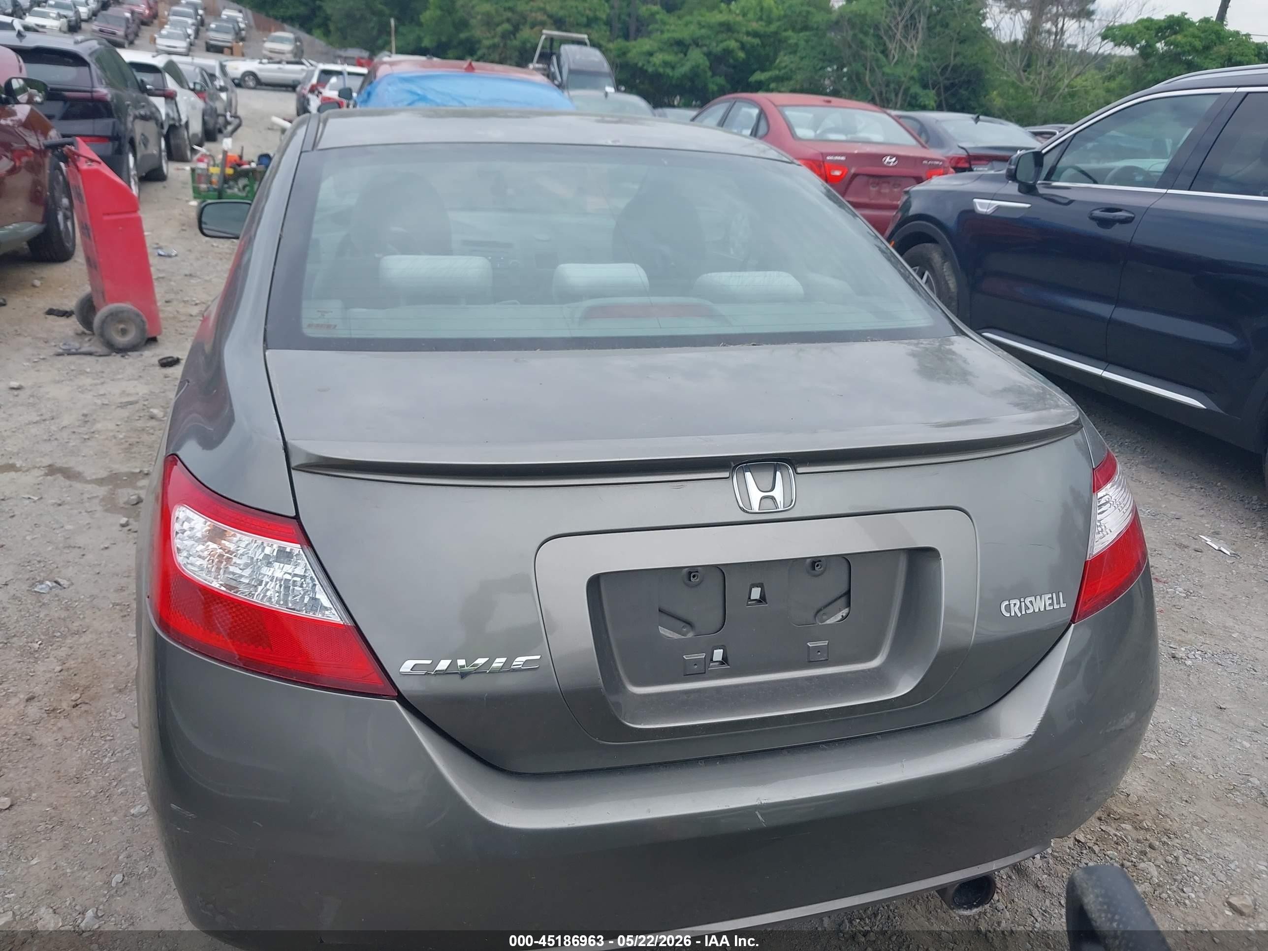 2007 Honda Civic Ex Gray vin: 2HGFG12817H575553