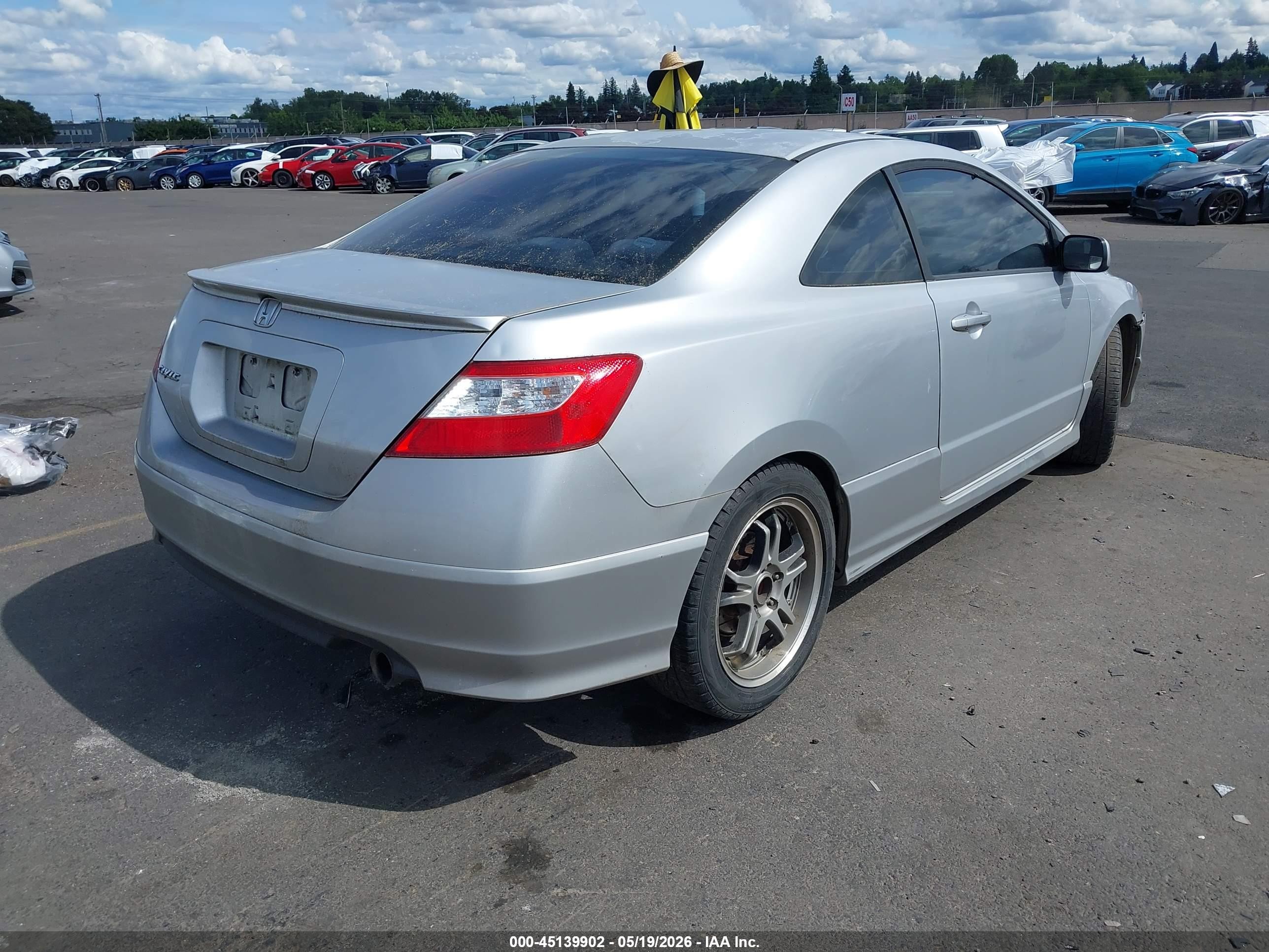 2007 Honda Civic Ex Silver vin: 2HGFG12817H579697