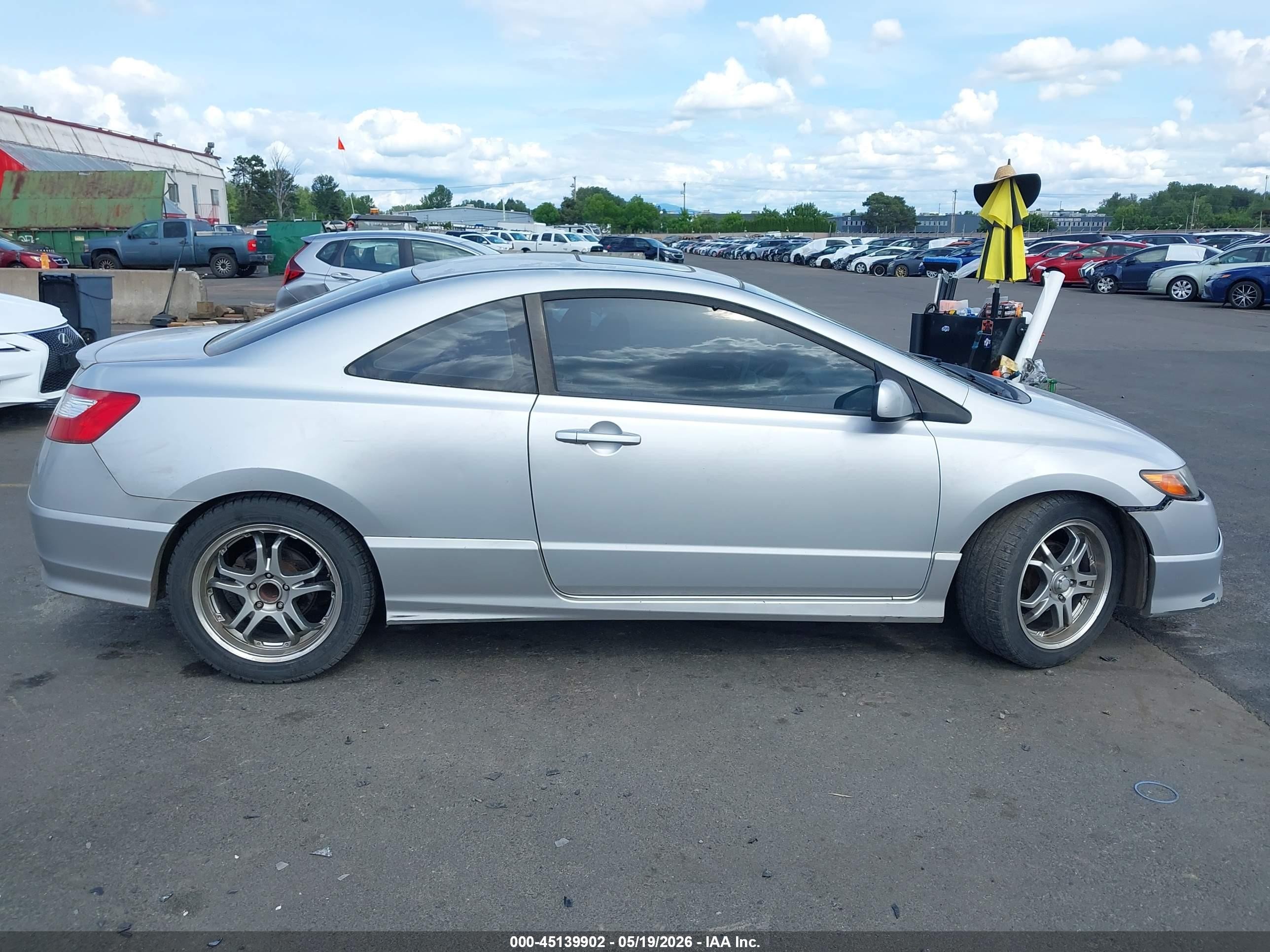 2007 Honda Civic Ex Silver vin: 2HGFG12817H579697
