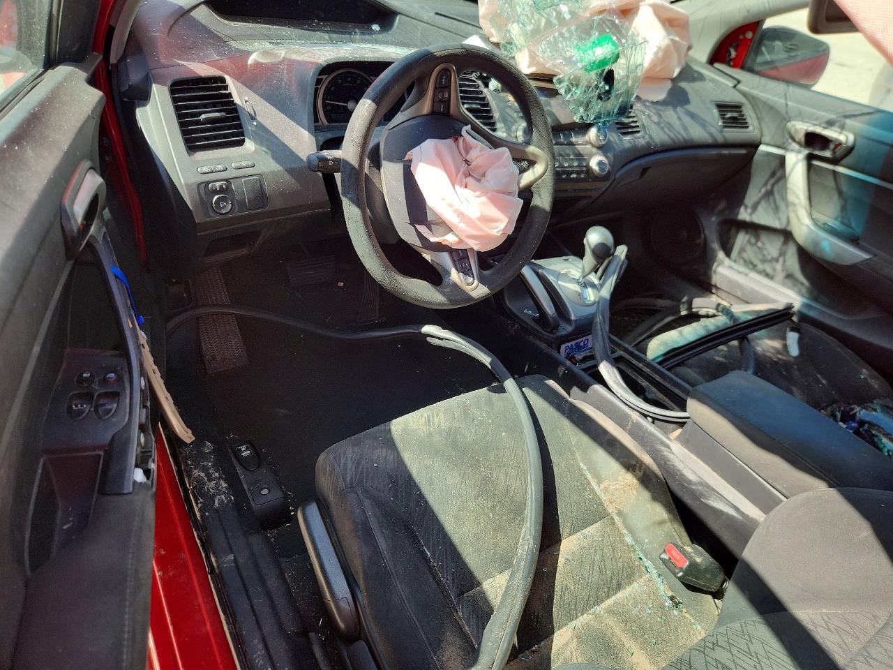 2008 Honda Civic Ex Red vin: 2HGFG12818H501566