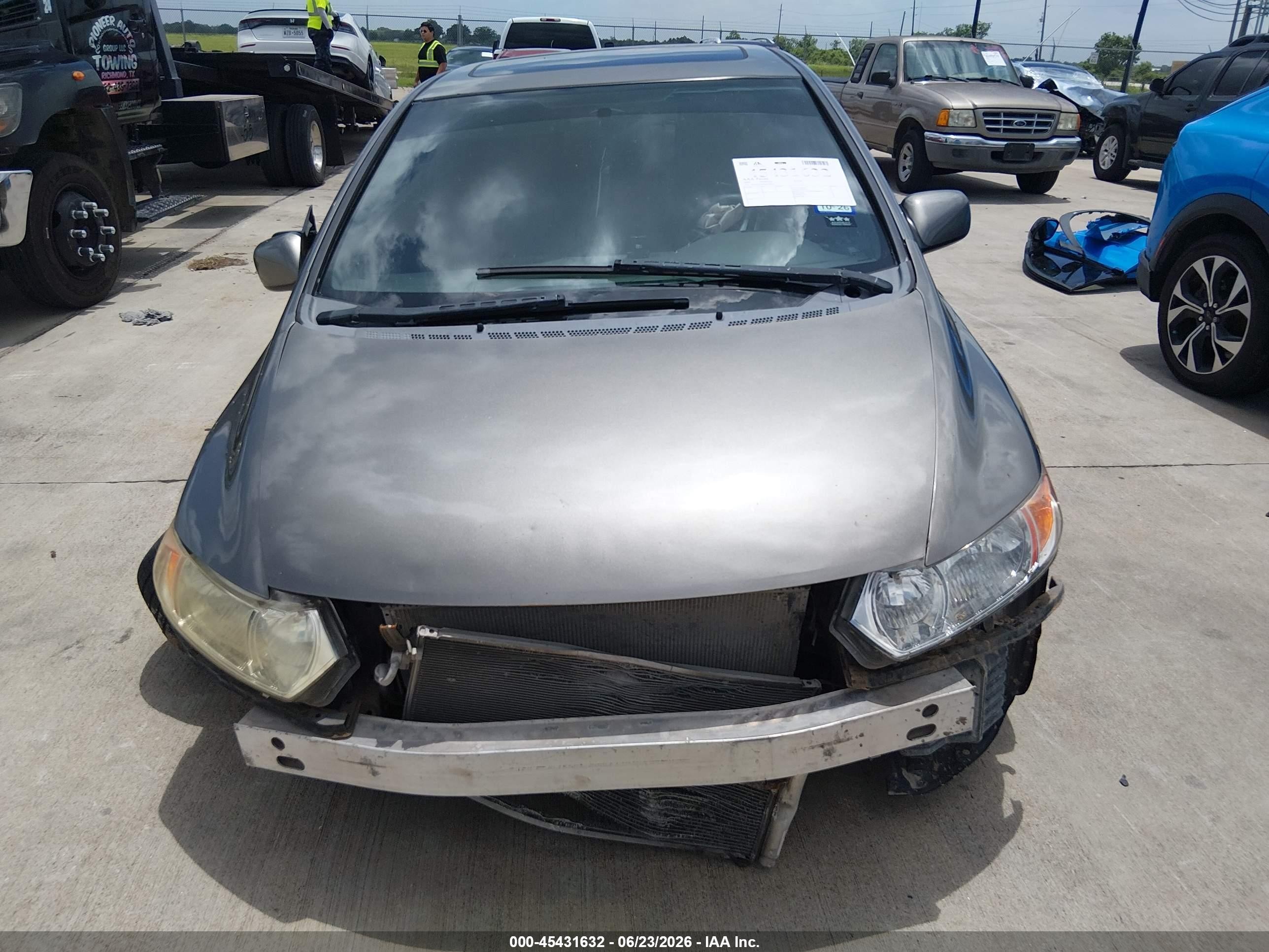 2008 Honda Civic Ex Gray vin: 2HGFG12818H512924
