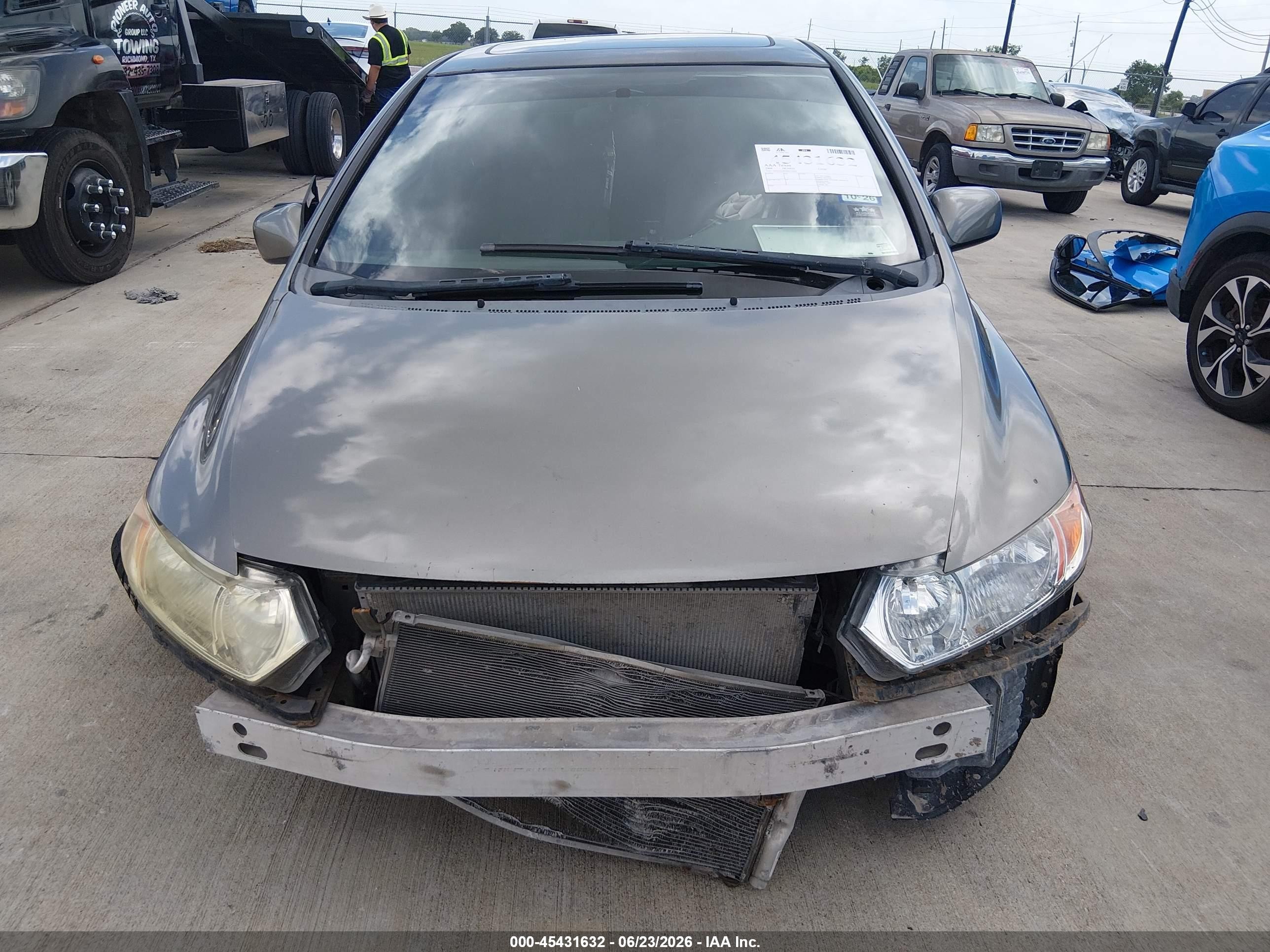 2008 Honda Civic Ex Gray vin: 2HGFG12818H512924