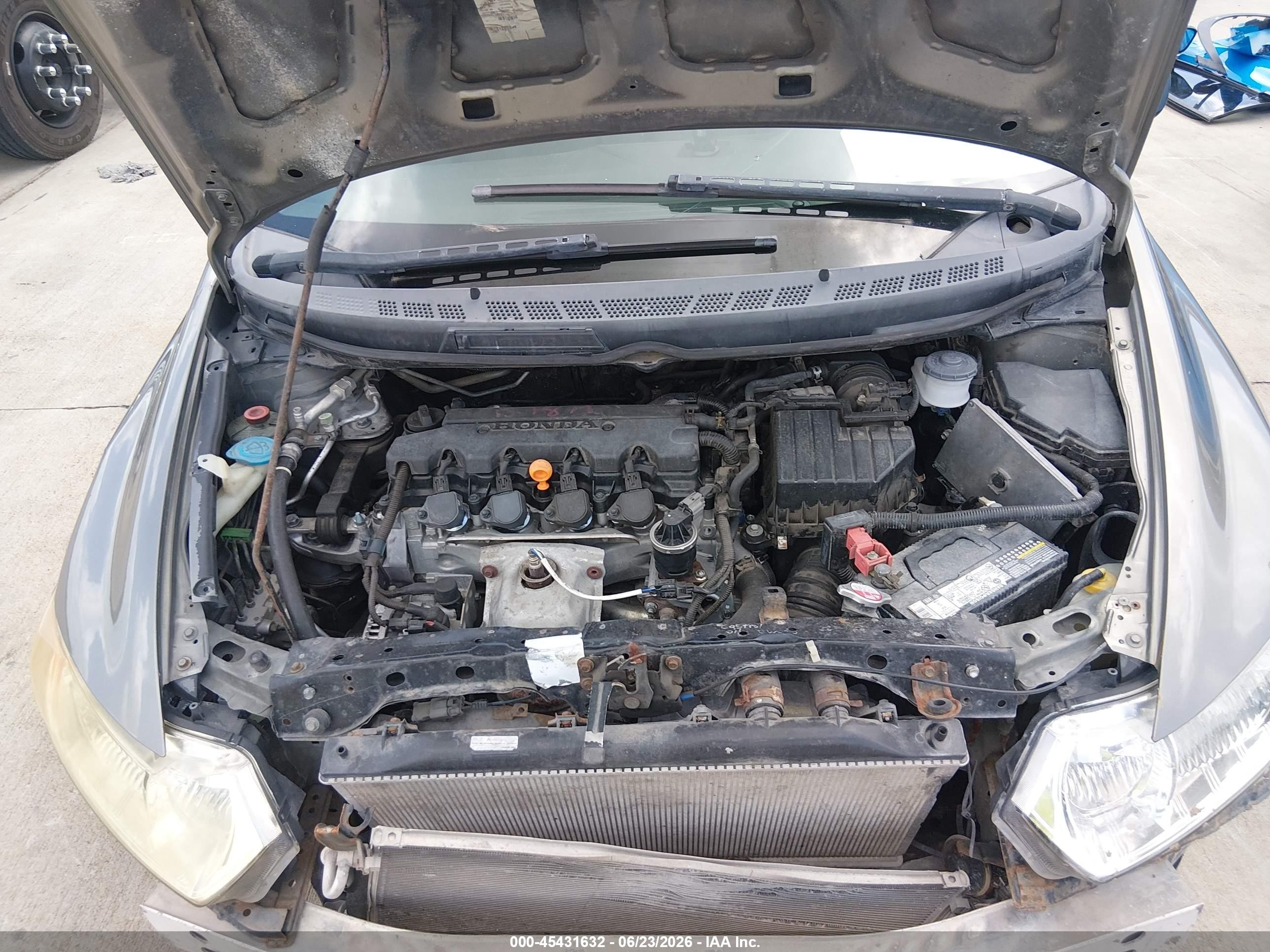 2008 Honda Civic Ex Gray vin: 2HGFG12818H512924