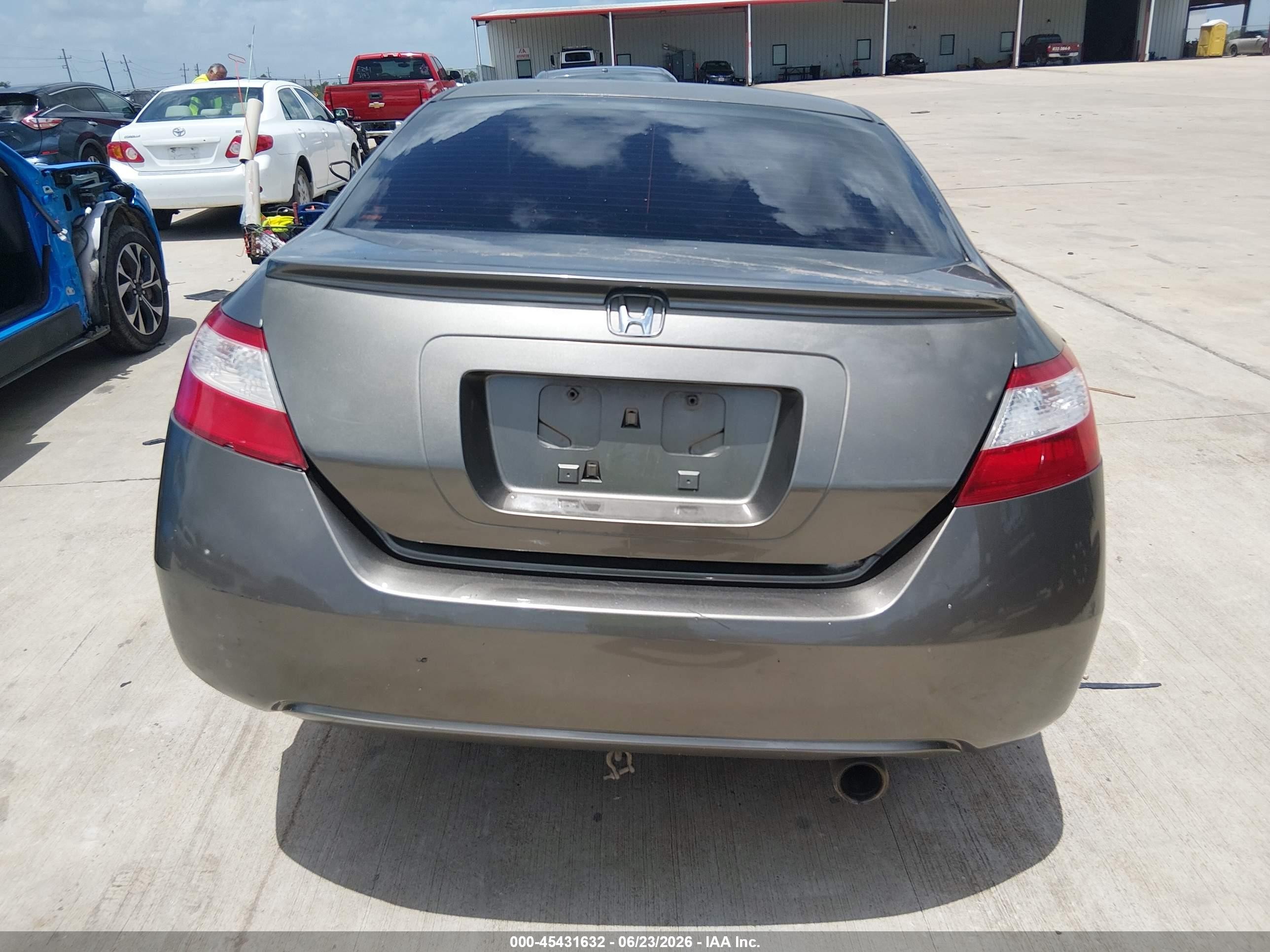 2008 Honda Civic Ex Gray vin: 2HGFG12818H512924