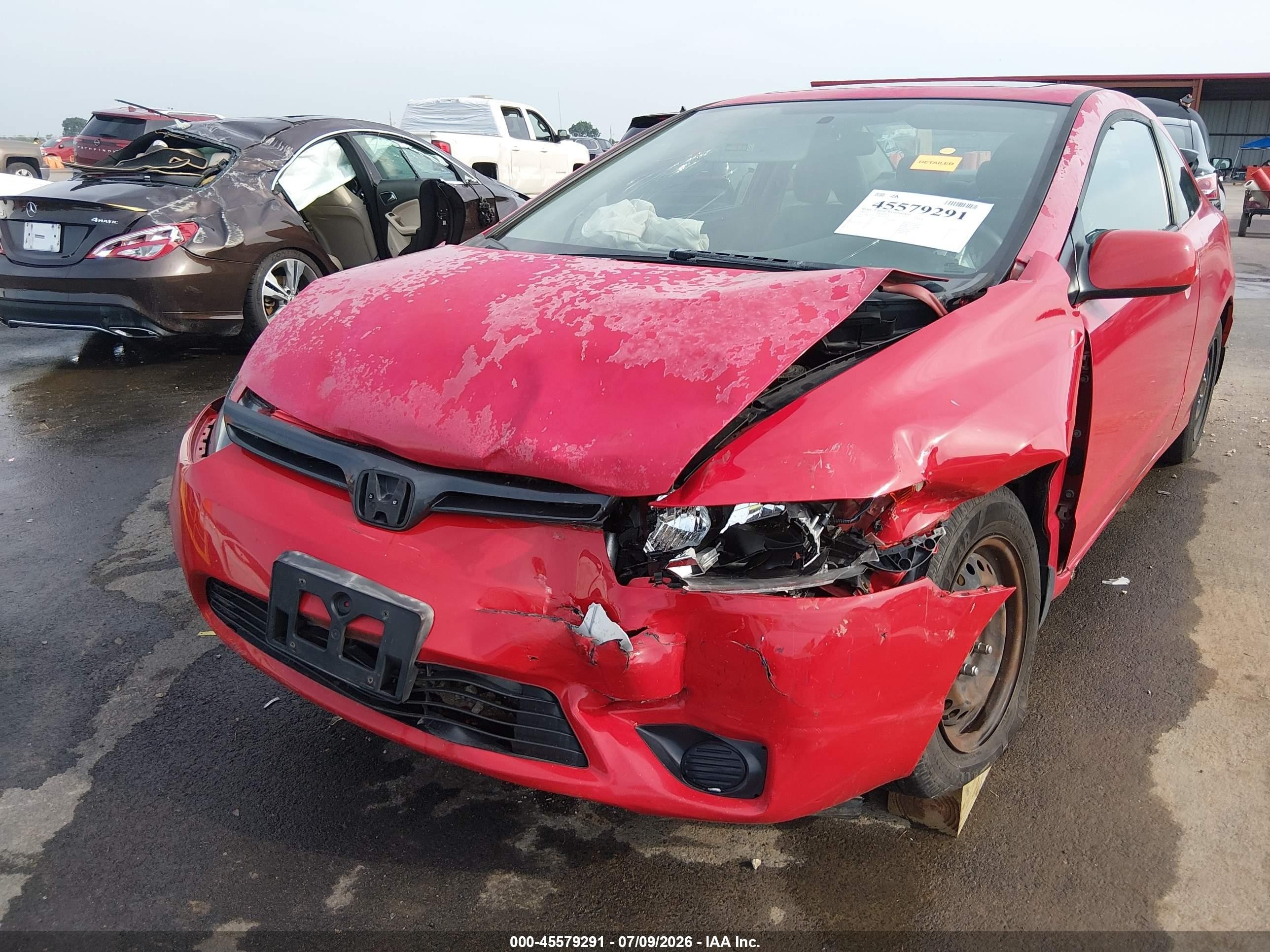 2008 Honda Civic Ex Красный vin: 2HGFG12818H532140