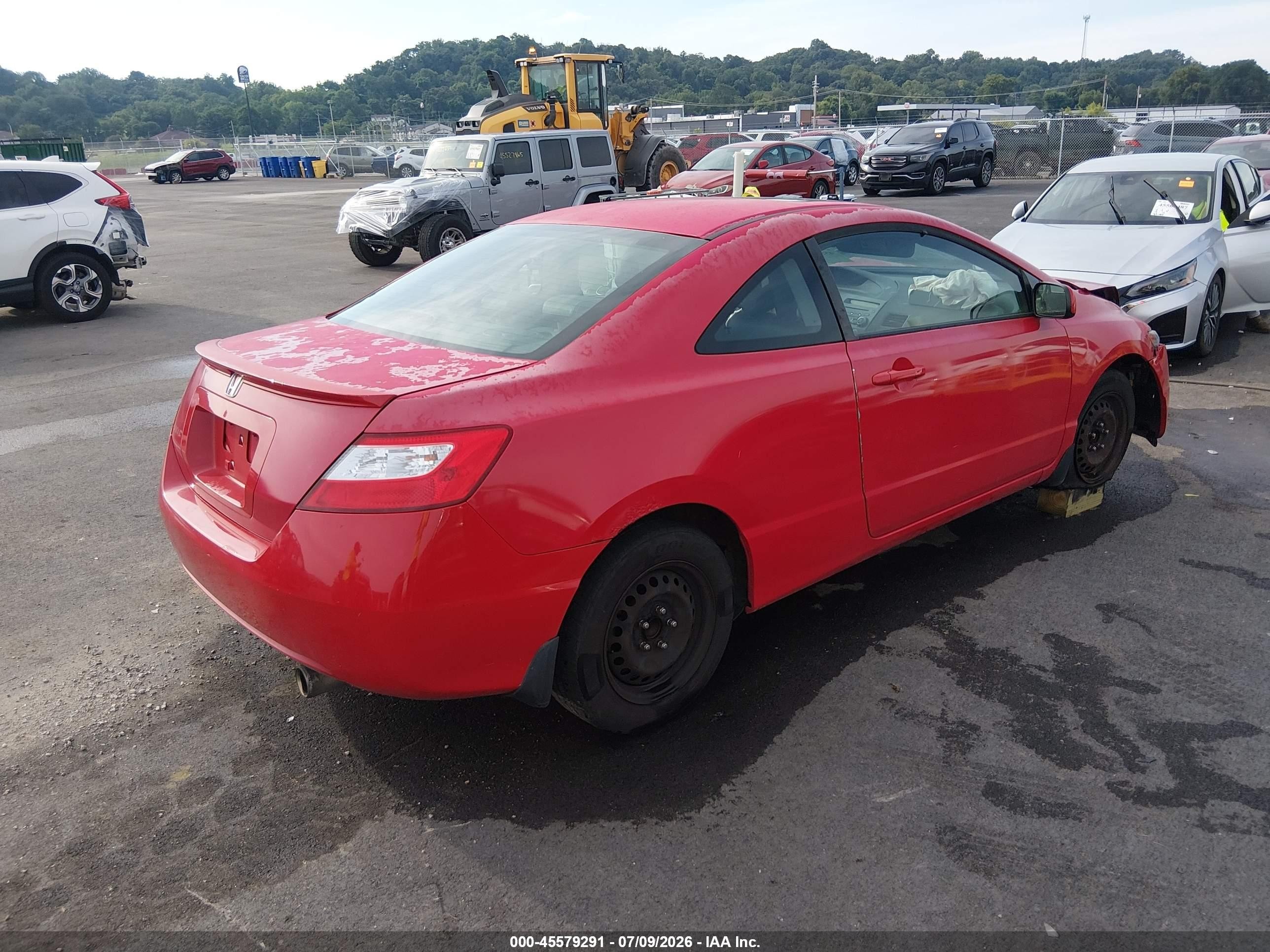 2008 Honda Civic Ex Красный vin: 2HGFG12818H532140