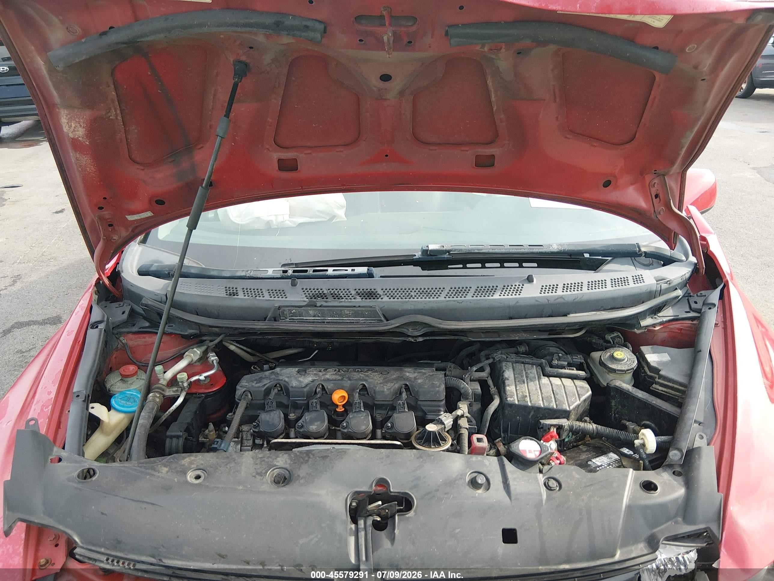 2008 Honda Civic Ex Красный vin: 2HGFG12818H532140