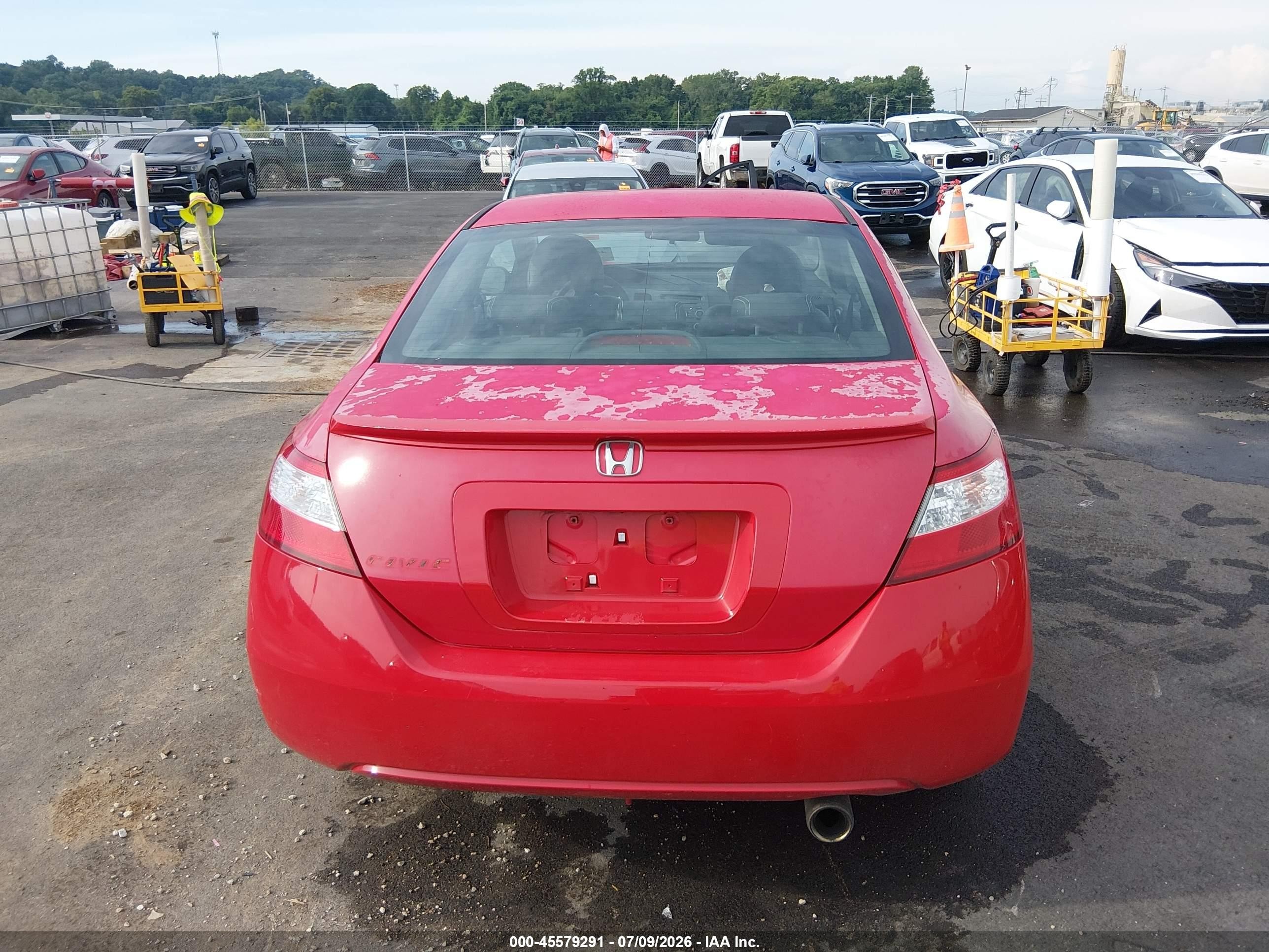 2008 Honda Civic Ex Красный vin: 2HGFG12818H532140