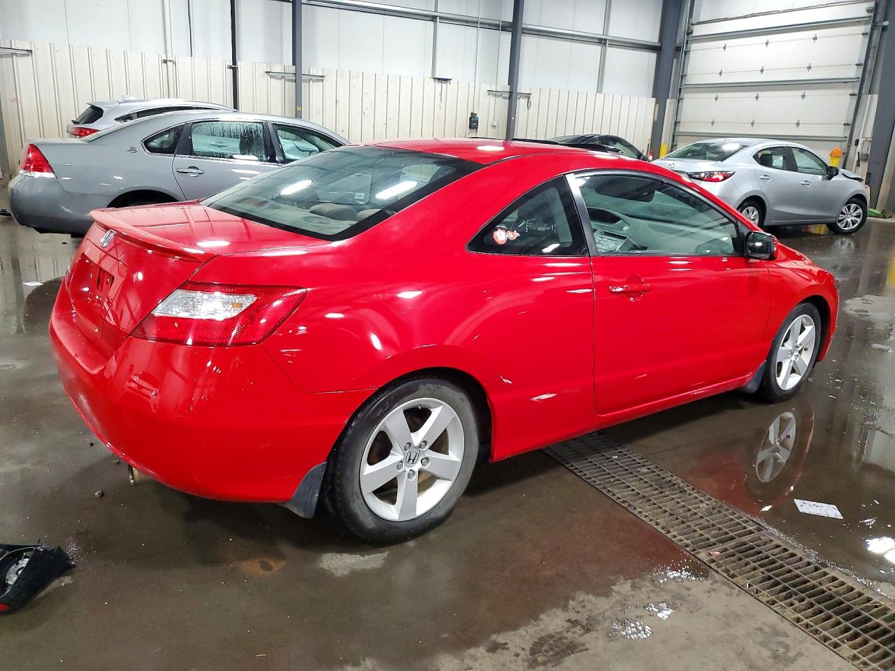 2008 Honda Civic Ex Красный vin: 2HGFG12818H540030