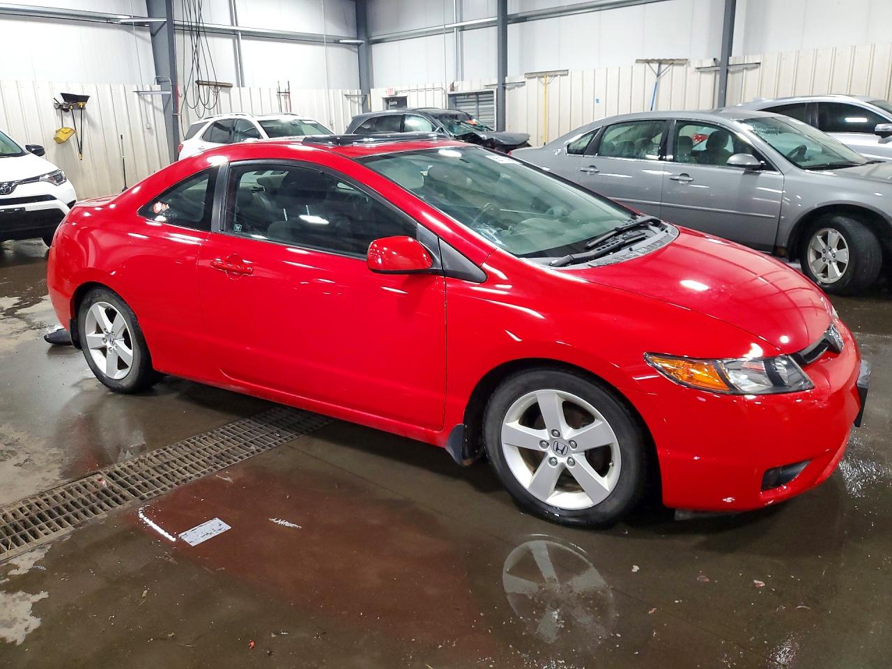 2008 Honda Civic Ex Красный vin: 2HGFG12818H540030