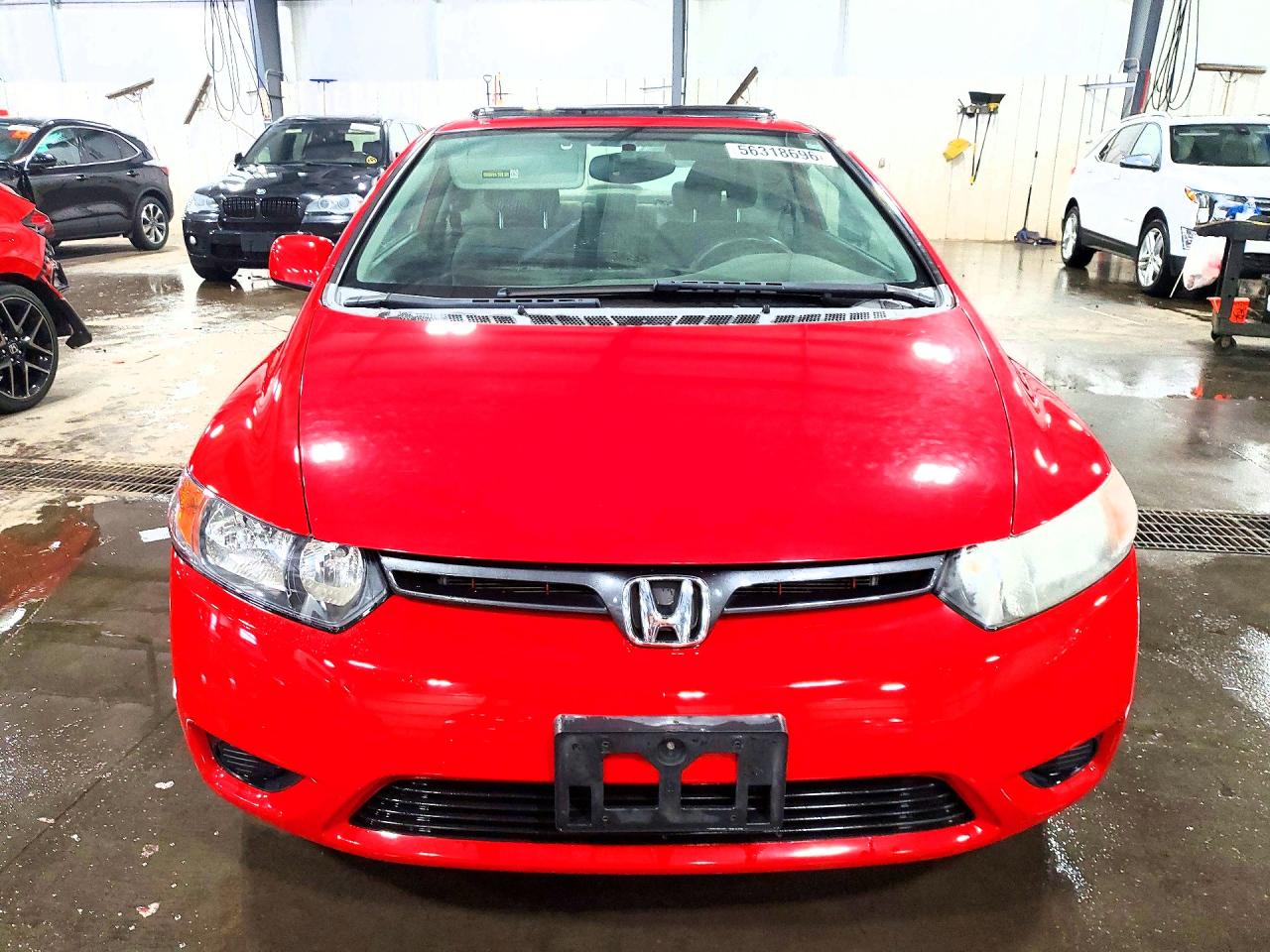 2008 Honda Civic Ex Красный vin: 2HGFG12818H540030