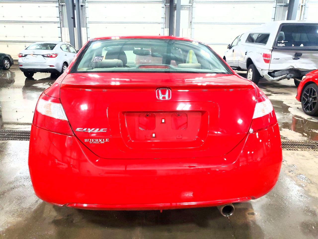 2008 Honda Civic Ex Красный vin: 2HGFG12818H540030