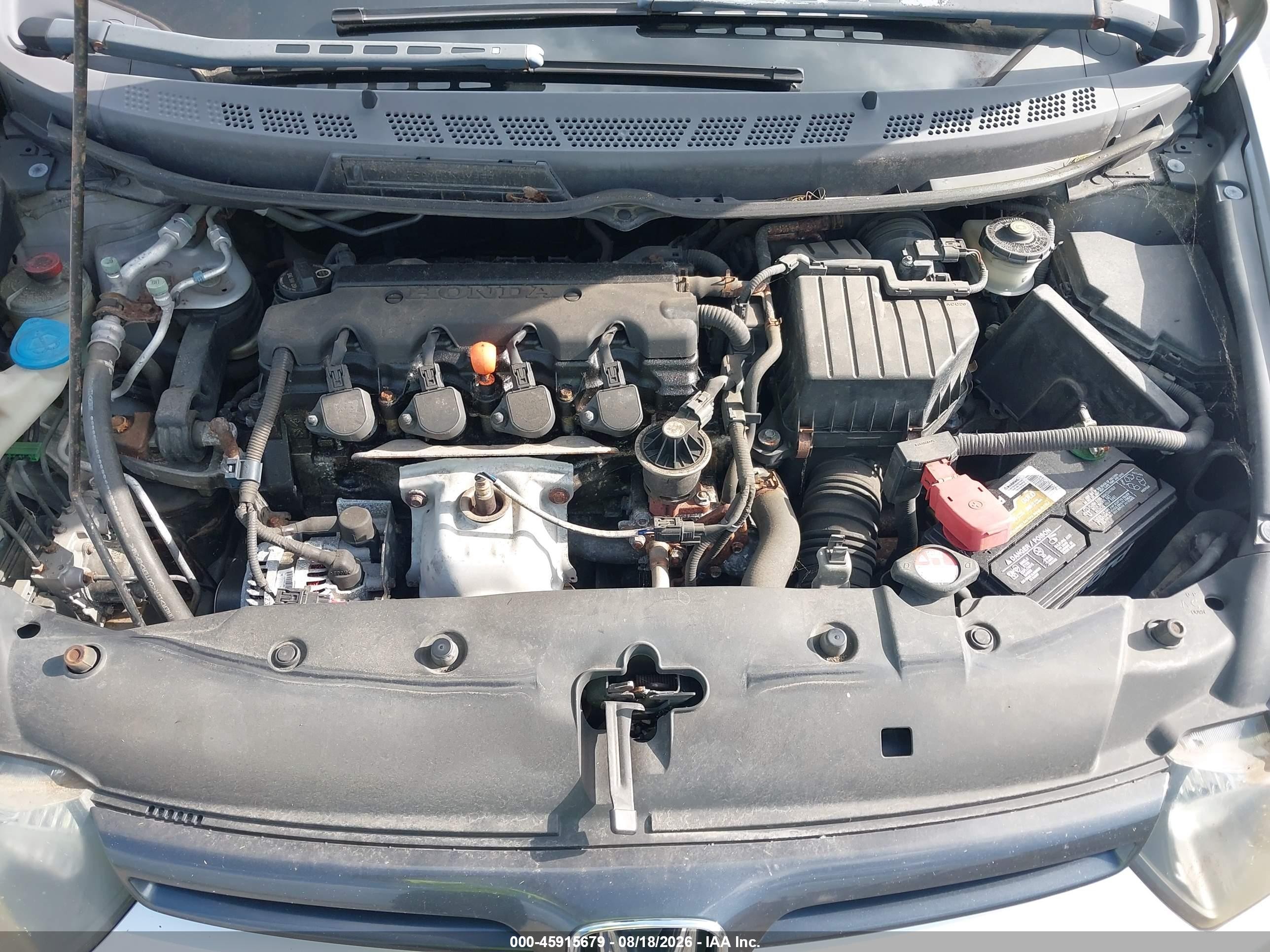 2008 Honda Civic Ex Silver vin: 2HGFG12818H548595