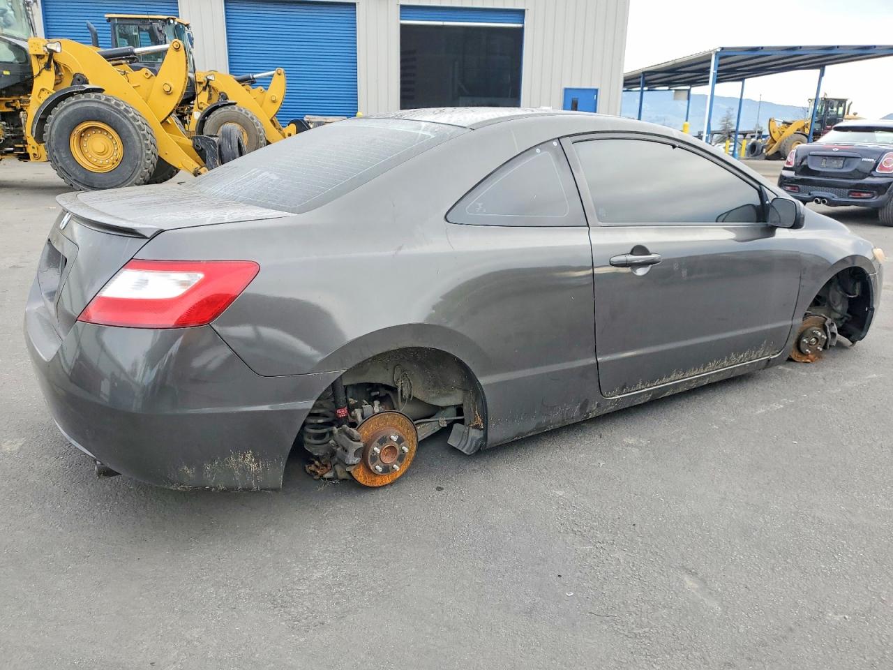 2008 Honda Civic Ex Gray vin: 2HGFG12818H559855