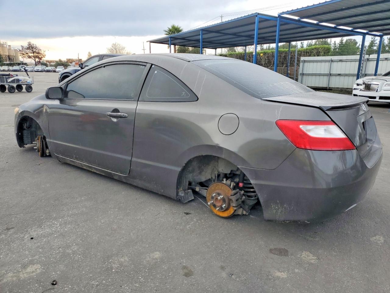 2008 Honda Civic Ex Gray vin: 2HGFG12818H559855