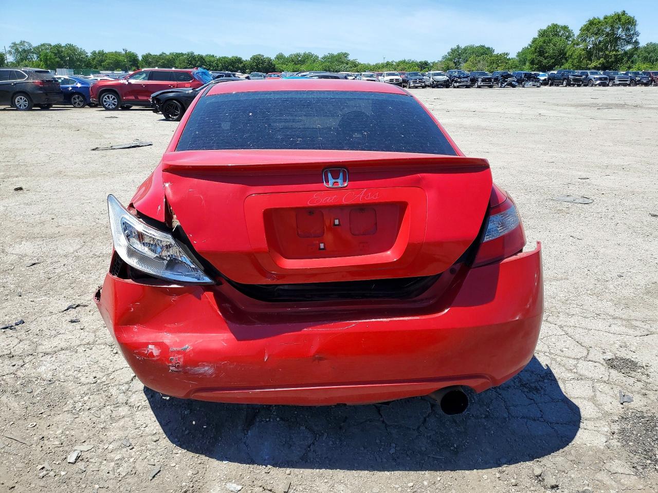 2009 Honda Civic Ex Red vin: 2HGFG12819H517803