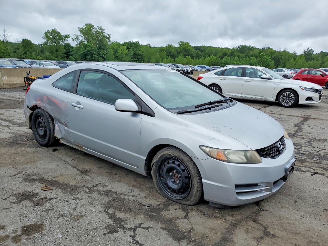 2009 Honda Civic Ex Silver vin: 2HGFG12819H527344