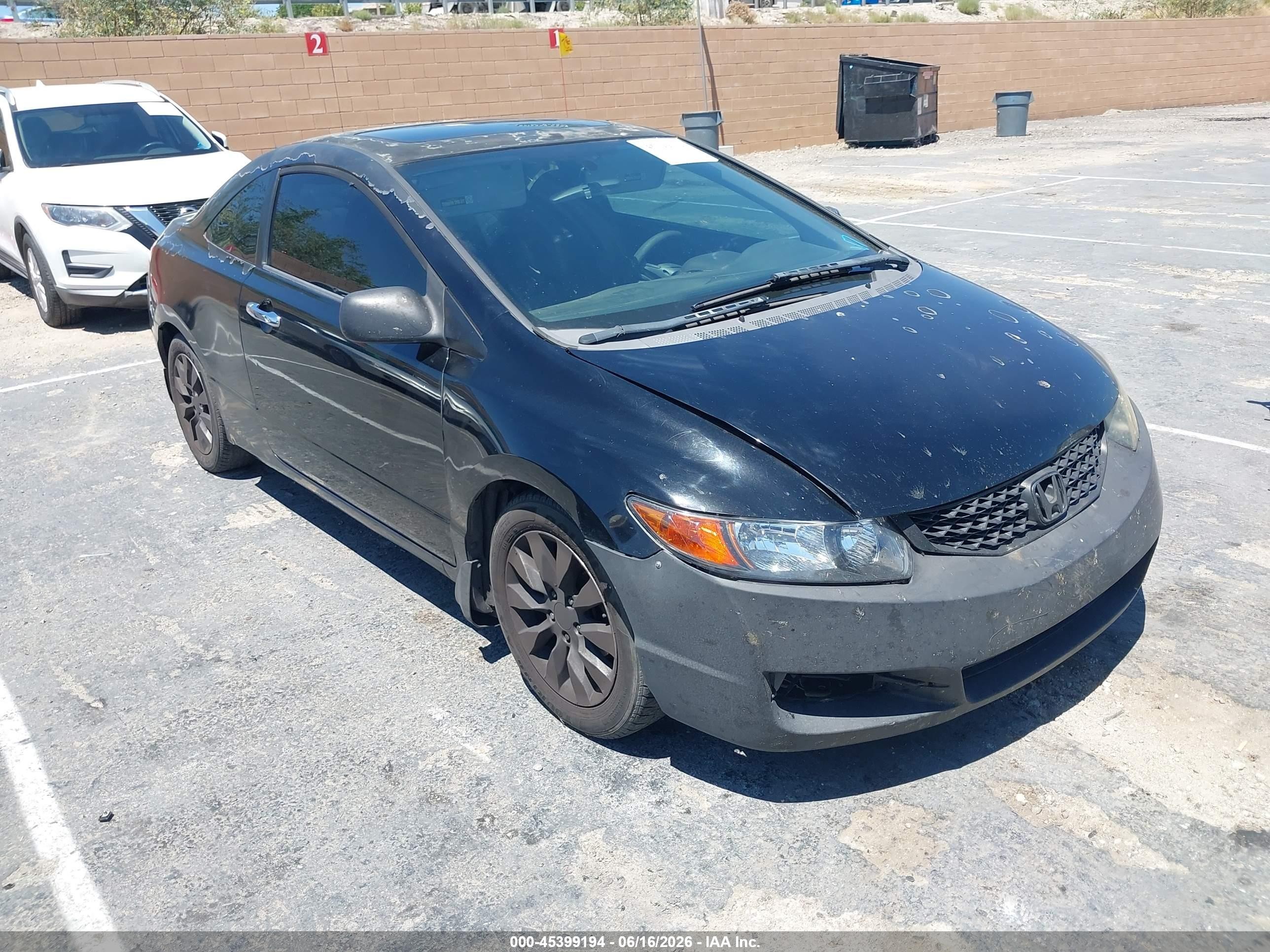 2009 Honda Civic Ex Black vin: 2HGFG12819H536299