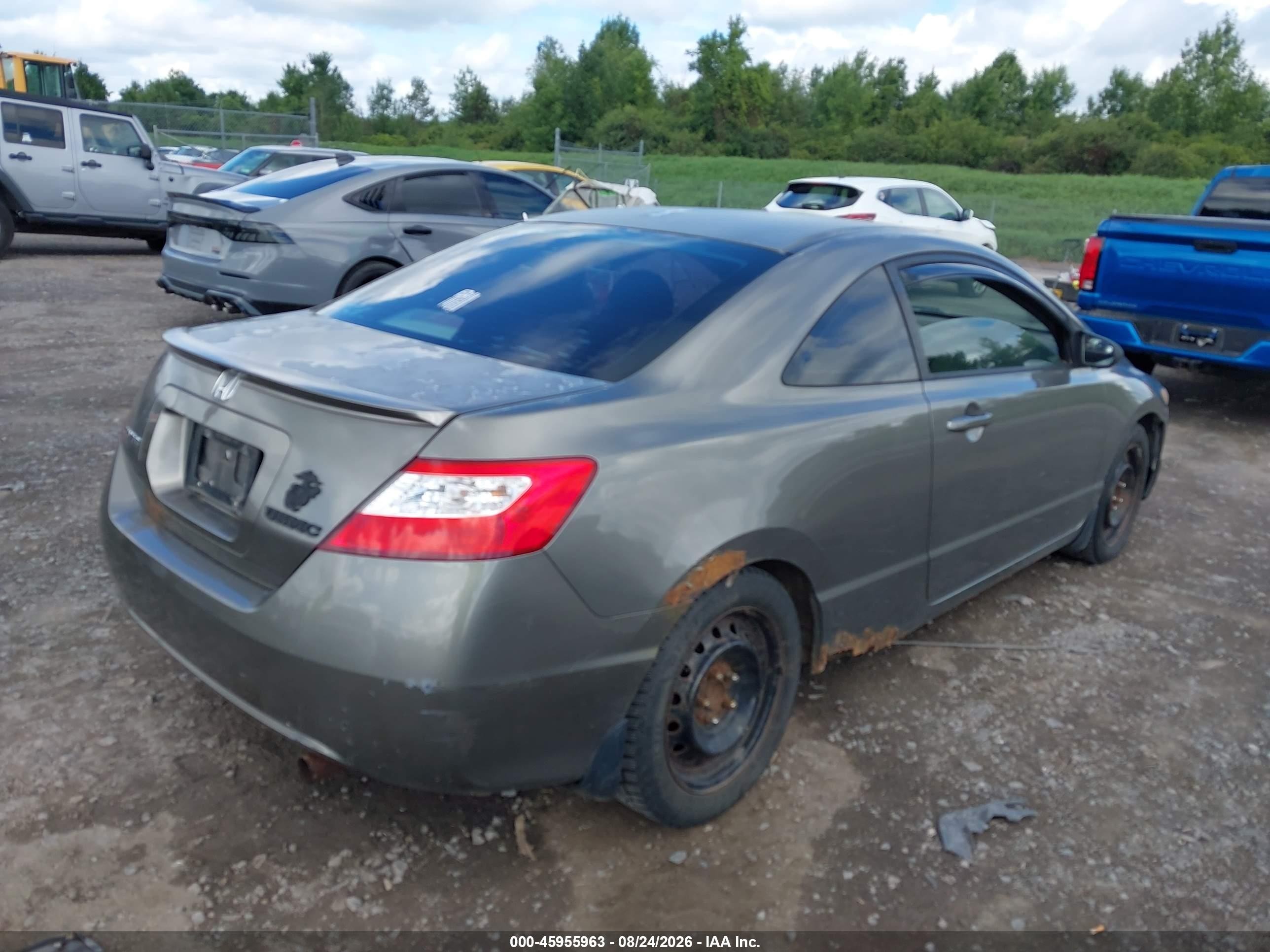 2007 Honda Civic Ex Brown vin: 2HGFG12827H505771