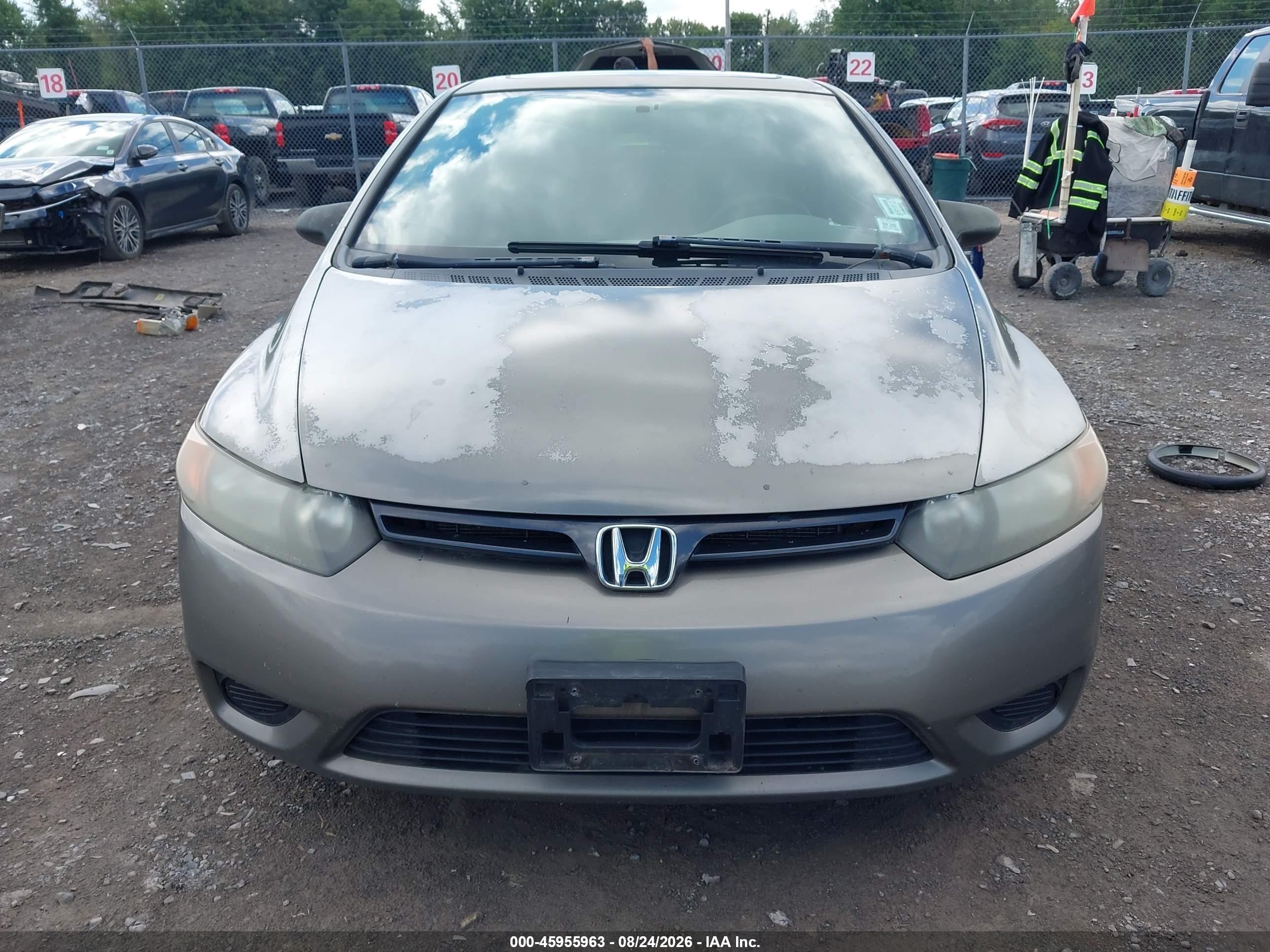 2007 Honda Civic Ex Brown vin: 2HGFG12827H505771