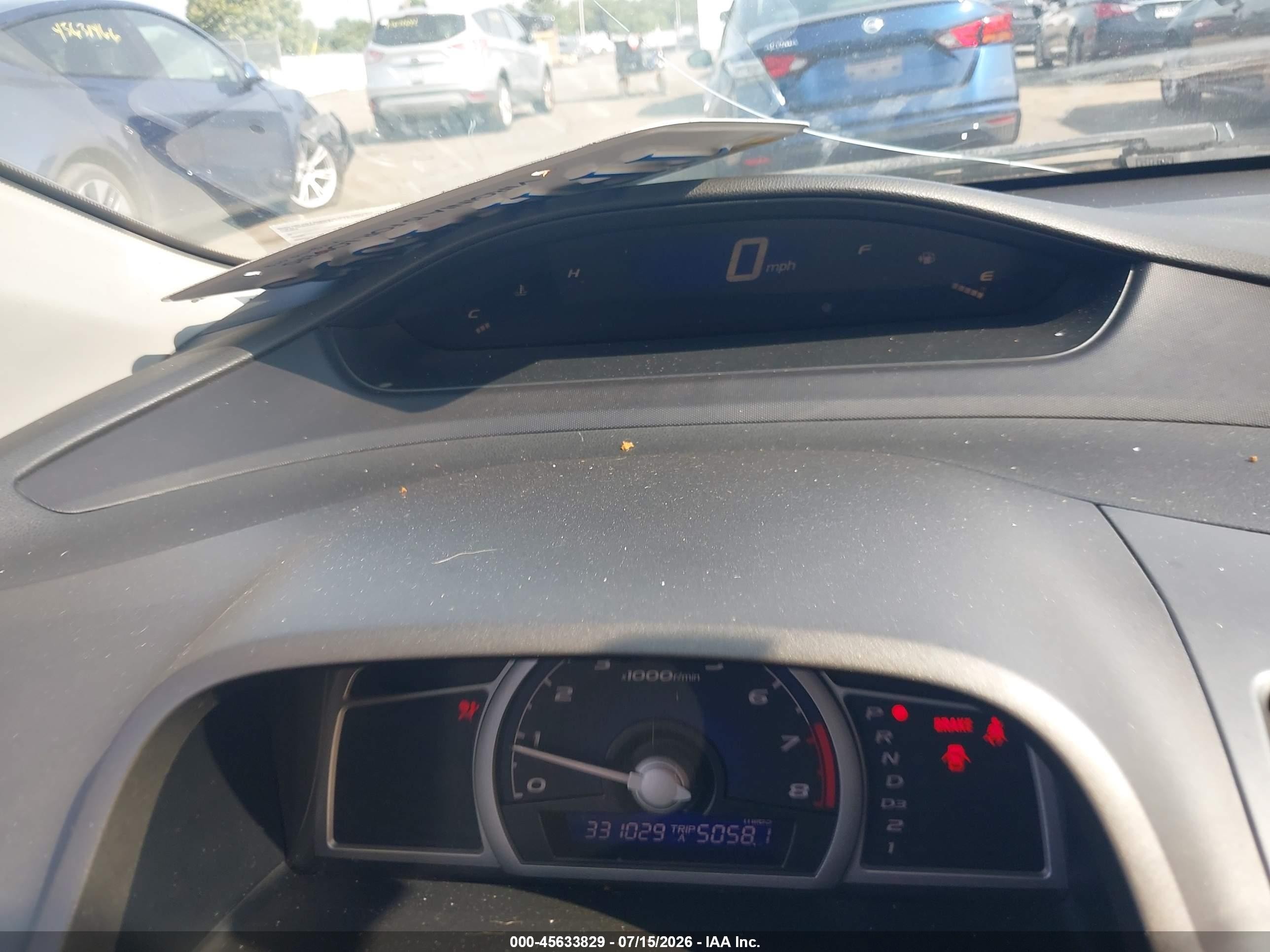 2007 Honda Civic Ex Red vin: 2HGFG12827H527804
