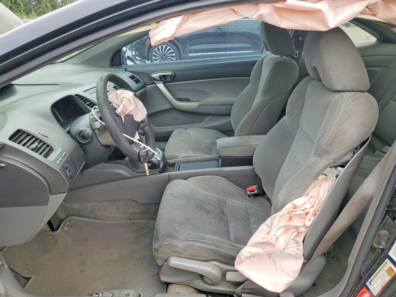 2007 Honda Civic Ex Black vin: 2HGFG12827H532937