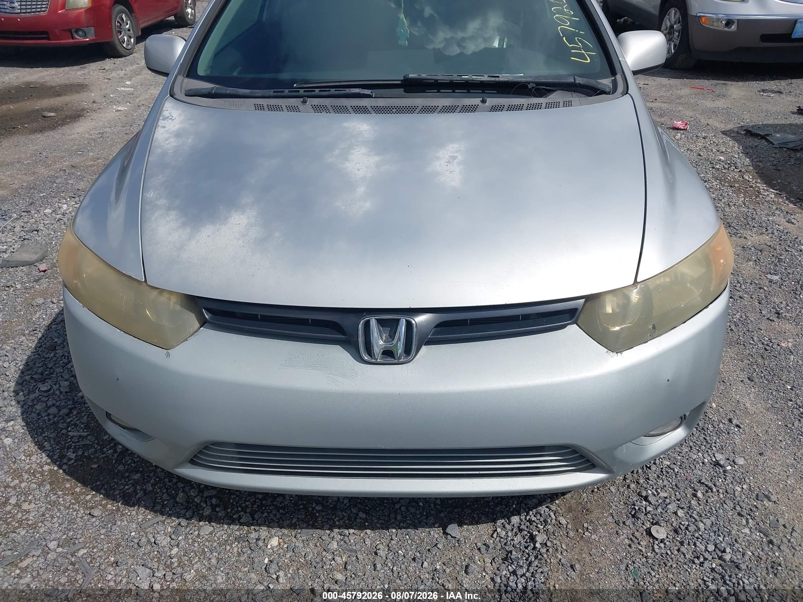 2007 Honda Civic Ex Silver vin: 2HGFG12827H539113