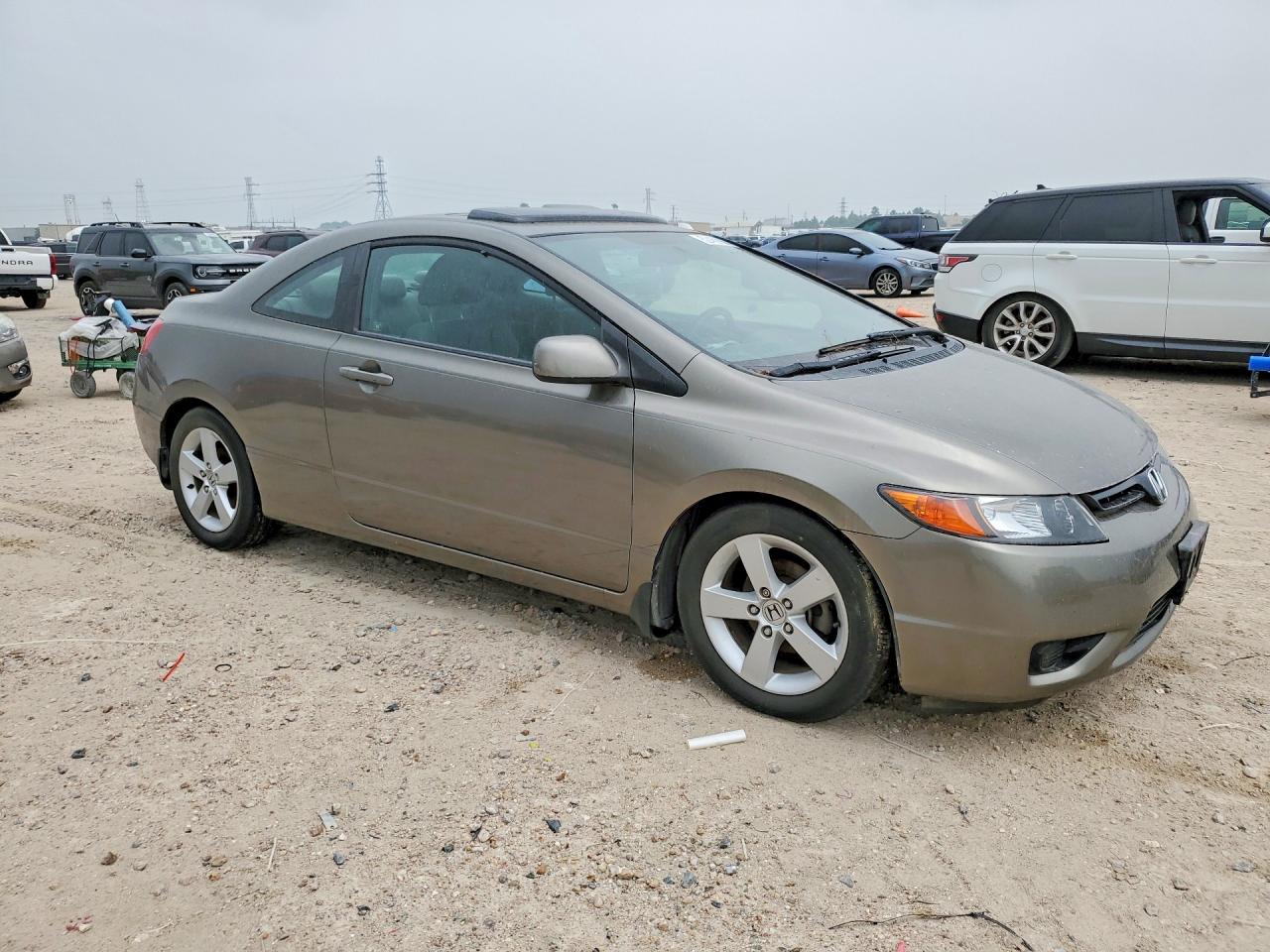 2007 Honda Civic Gray vin: 2HGFG12827H541525