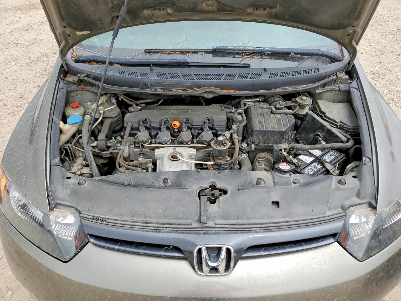 2007 Honda Civic Gray vin: 2HGFG12827H541525