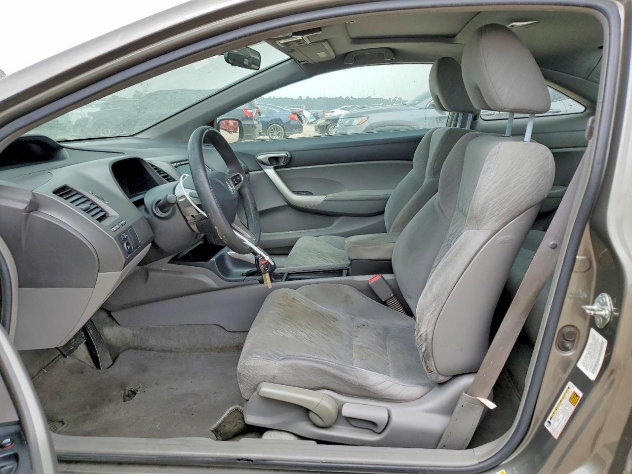 2007 Honda Civic Gray vin: 2HGFG12827H541525