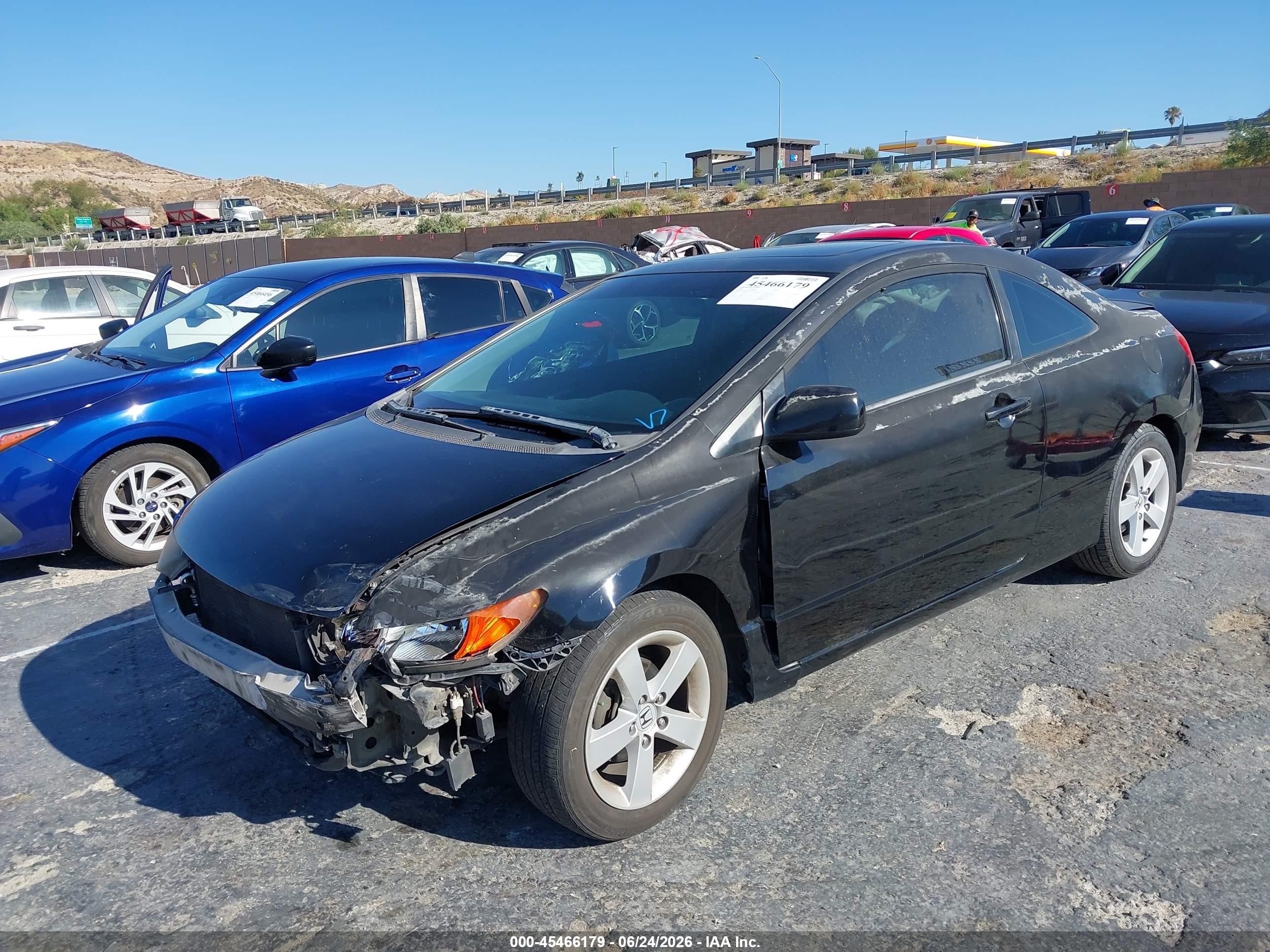 2007 Honda Civic Ex Black vin: 2HGFG12827H543968
