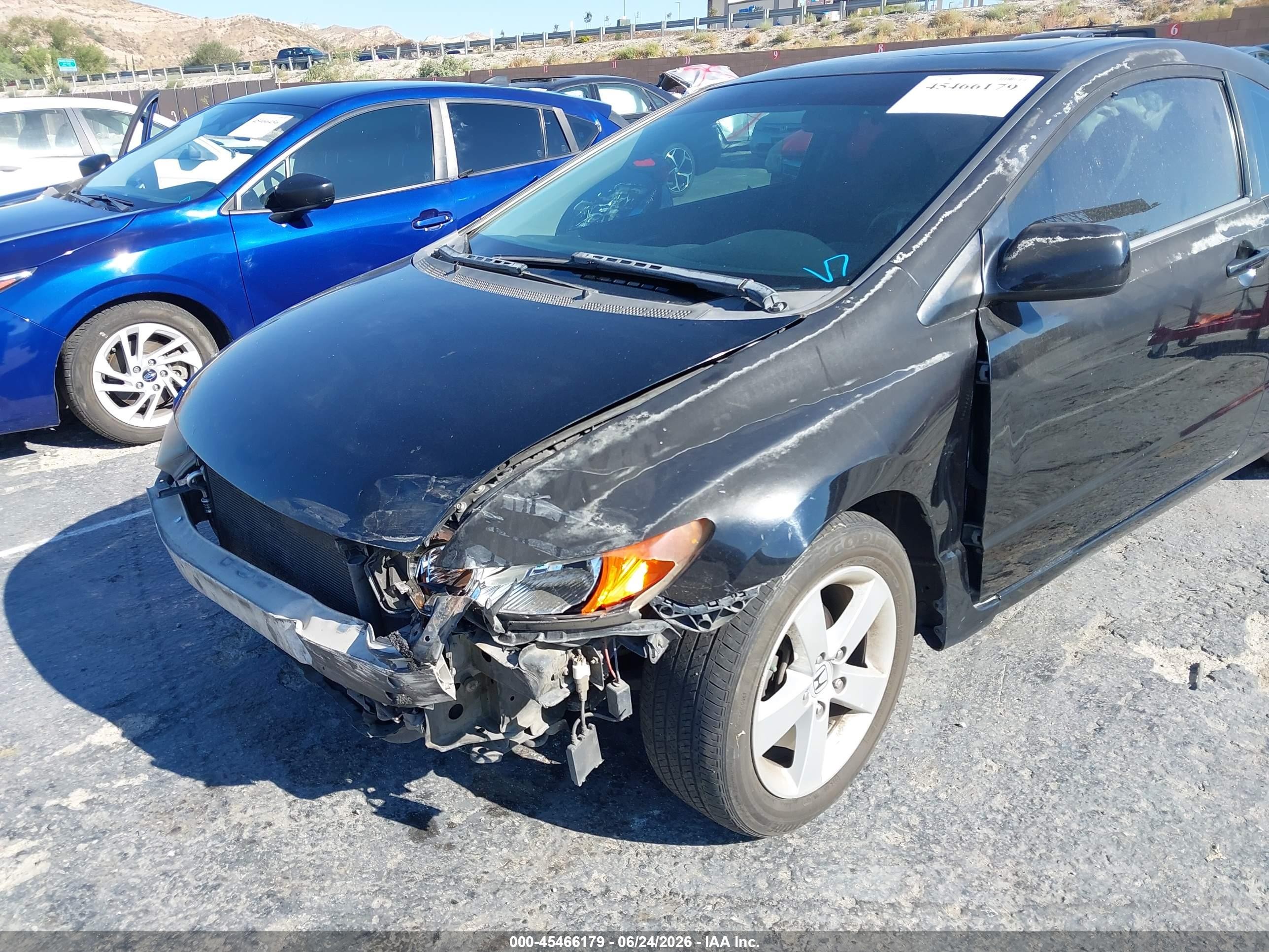 2007 Honda Civic Ex Black vin: 2HGFG12827H543968