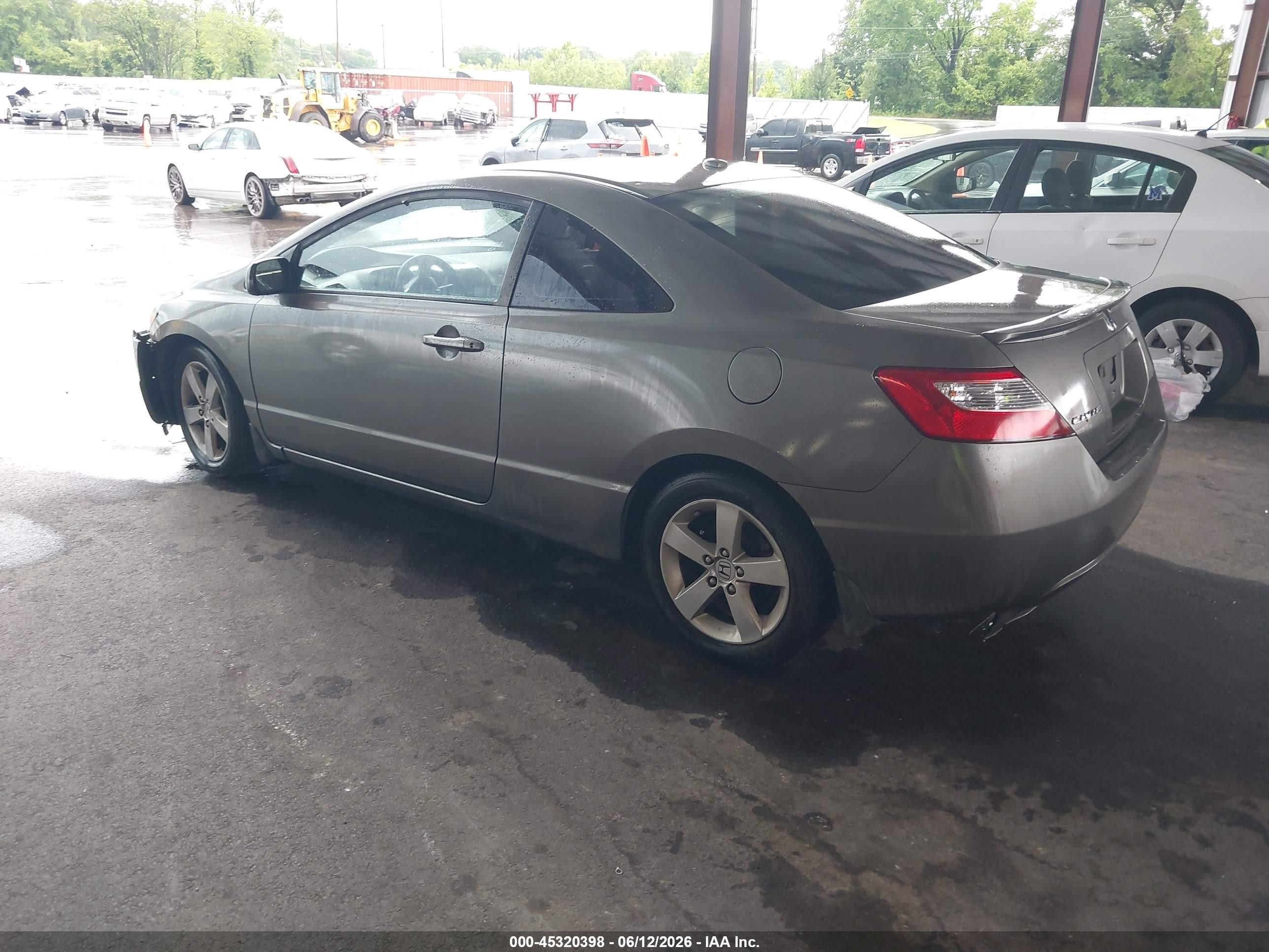 2007 Honda Civic Ex Brown vin: 2HGFG12827H562813