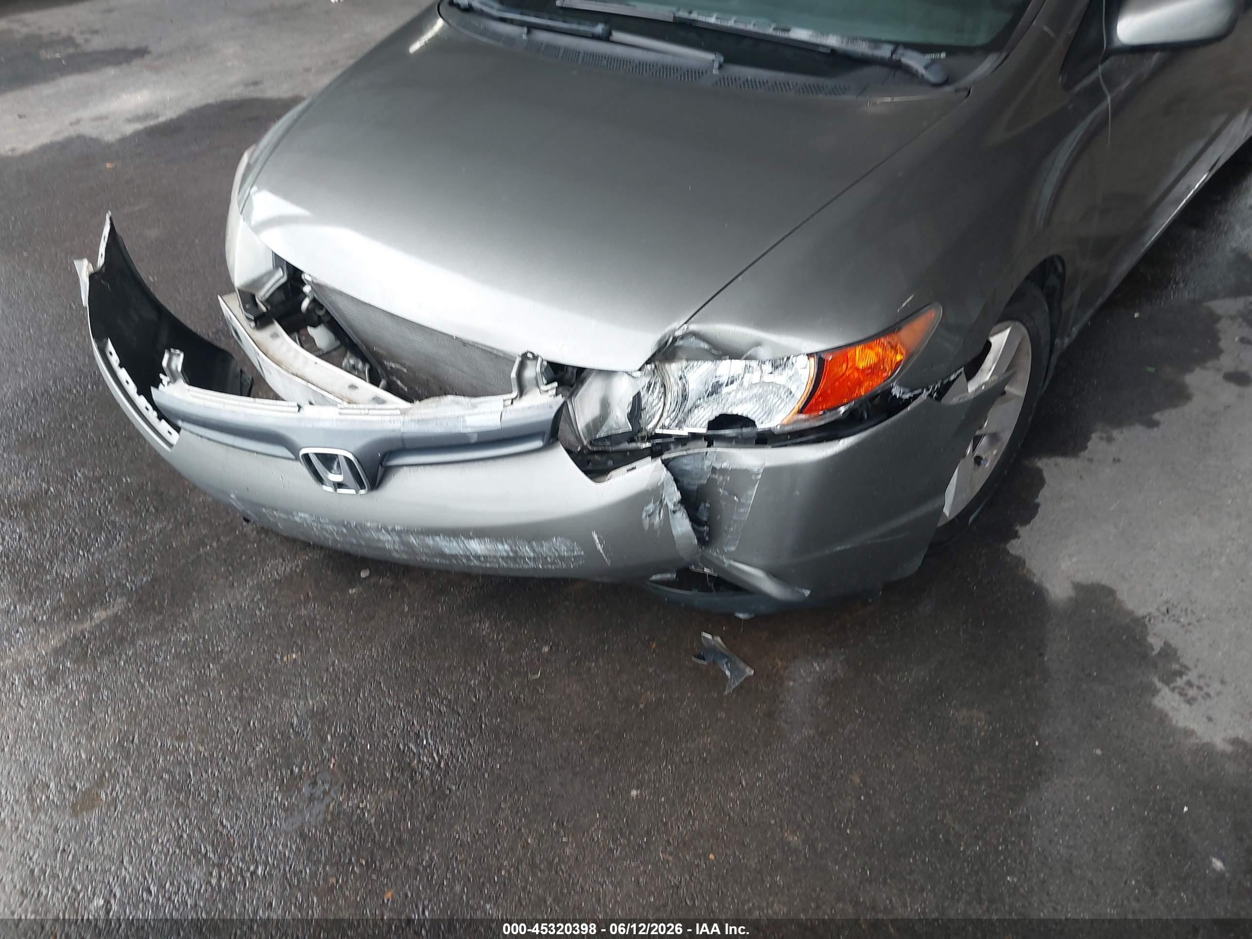 2007 Honda Civic Ex Brown vin: 2HGFG12827H562813