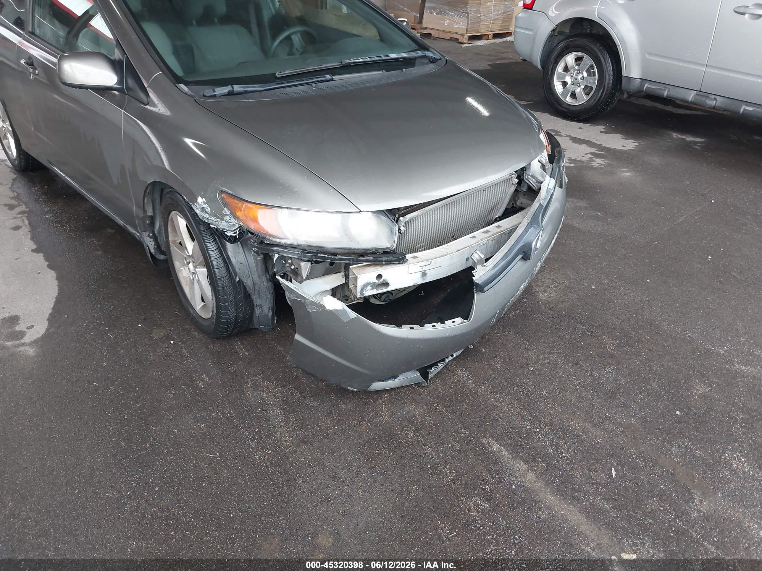 2007 Honda Civic Ex Brown vin: 2HGFG12827H562813