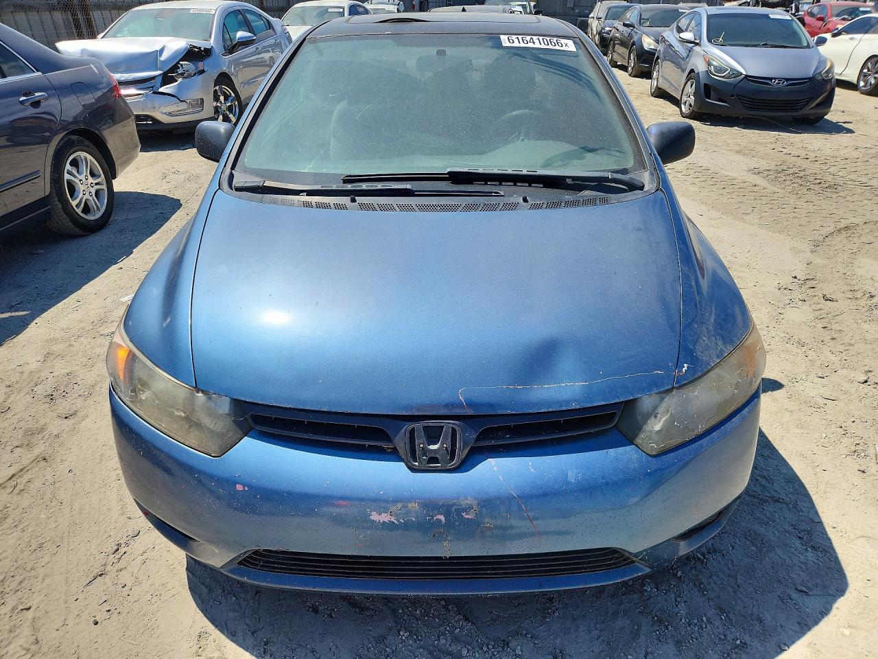 2007 Honda Civic Ex Blue vin: 2HGFG12827H584391