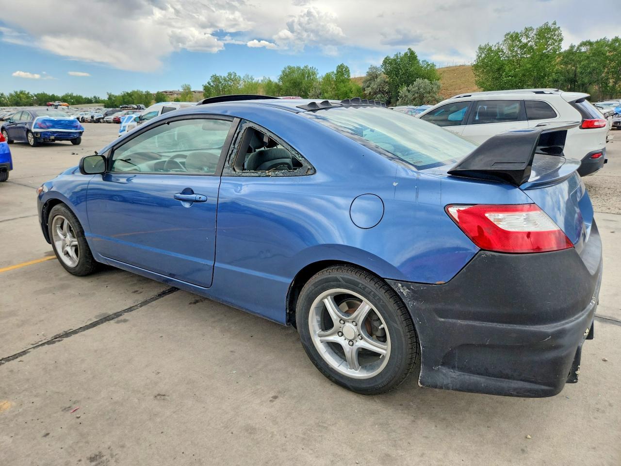 2008 Honda Civic Ex Blue vin: 2HGFG12828H513614