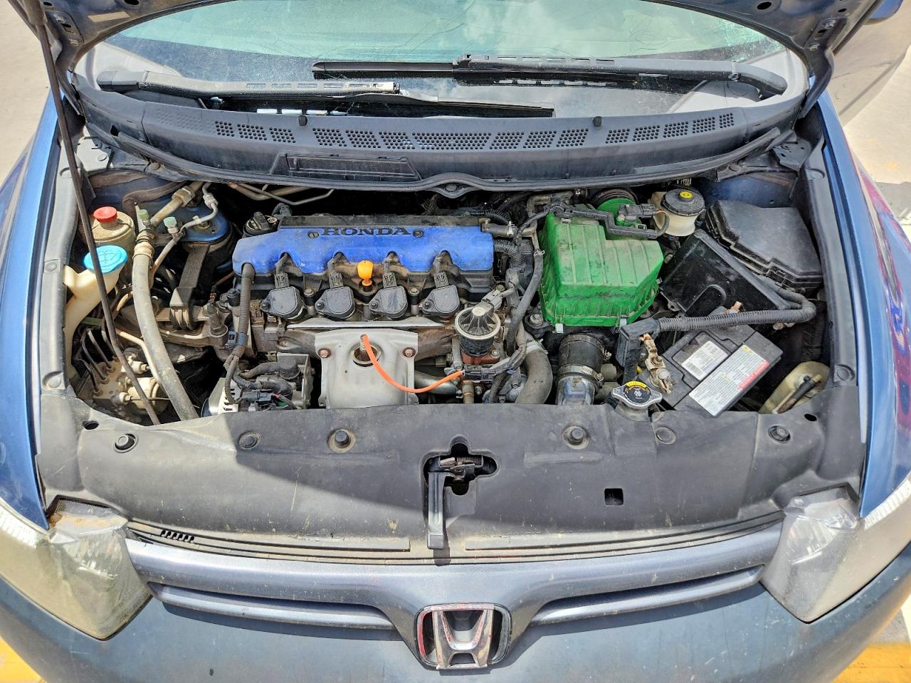 2008 Honda Civic Ex Blue vin: 2HGFG12828H513614
