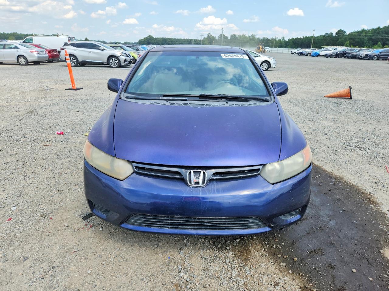2008 Honda Civic Ex Blue vin: 2HGFG12828H522720