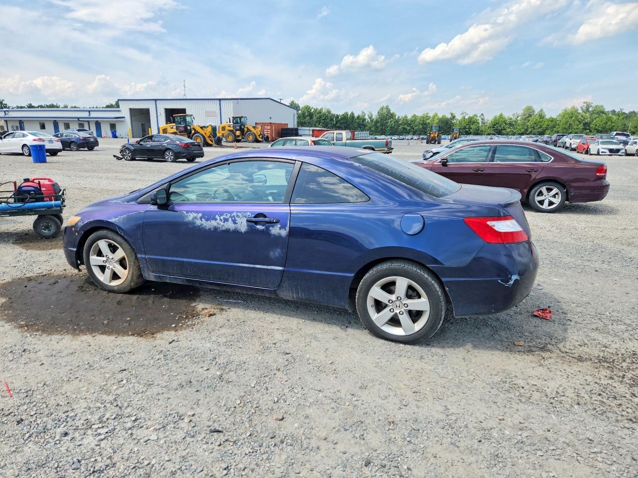 2008 Honda Civic Ex Blue vin: 2HGFG12828H522720