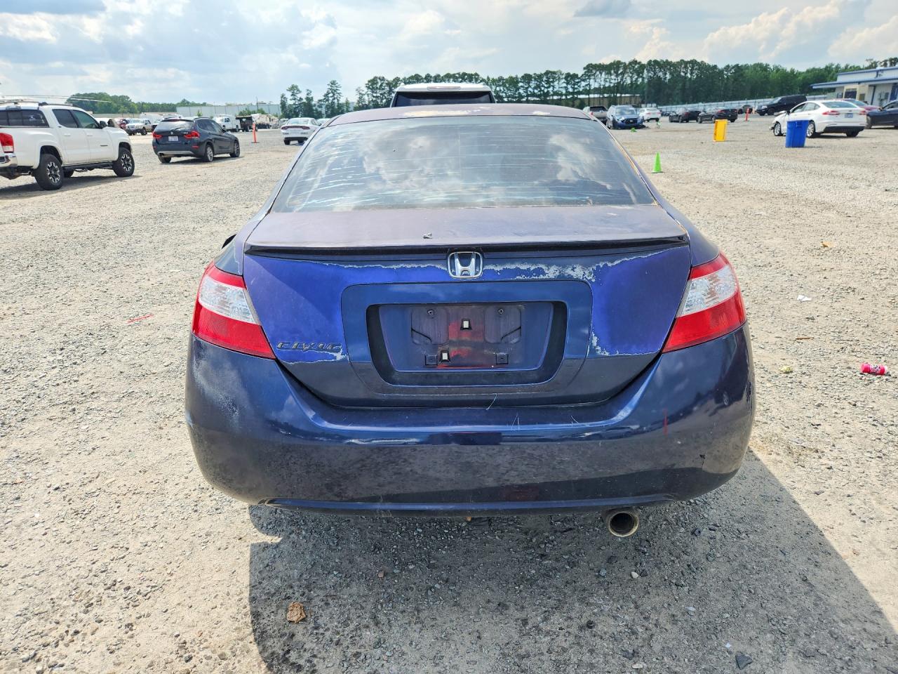 2008 Honda Civic Ex Blue vin: 2HGFG12828H522720