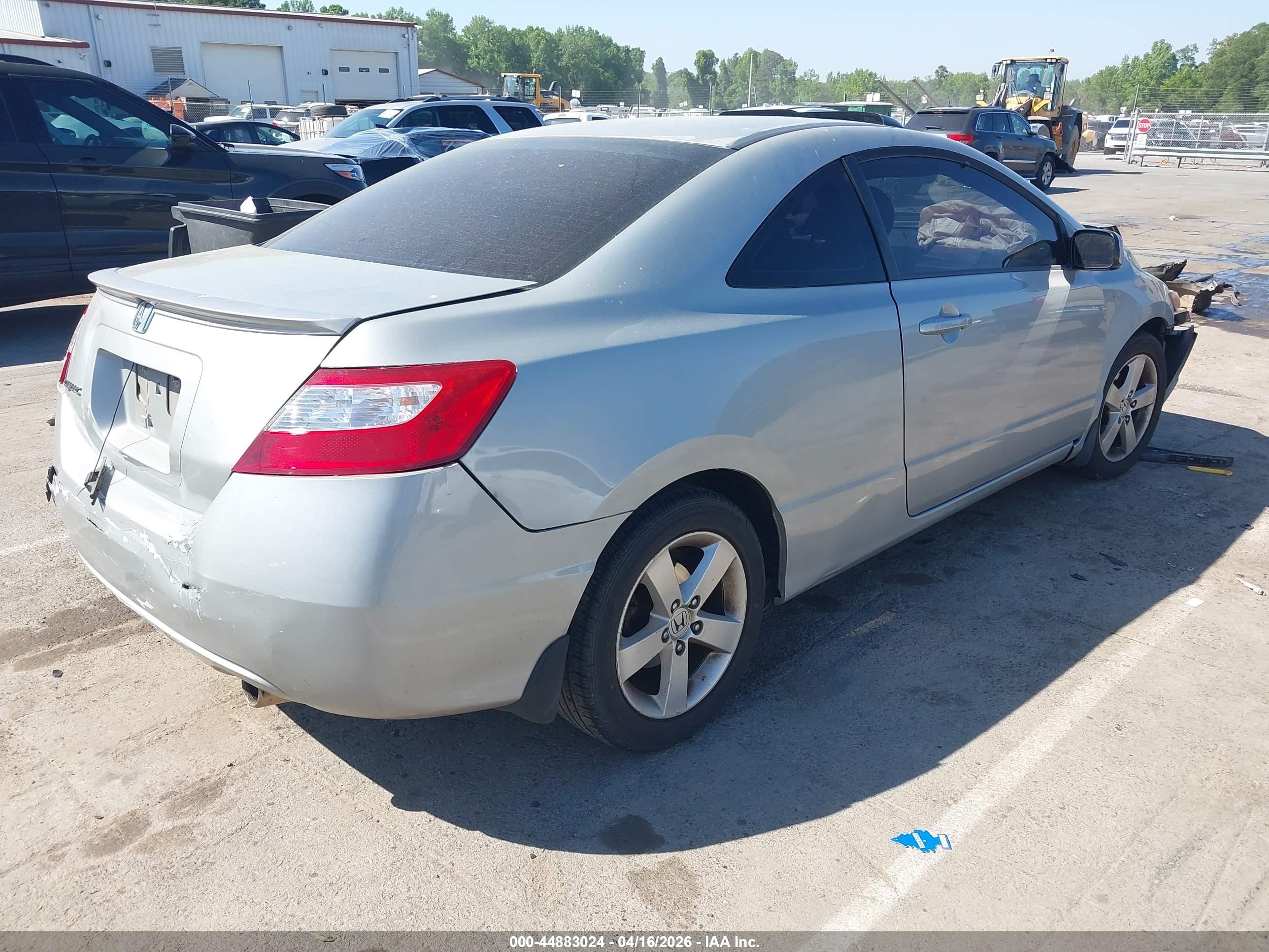 2008 Honda Civic Ex Silver vin: 2HGFG12828H540134