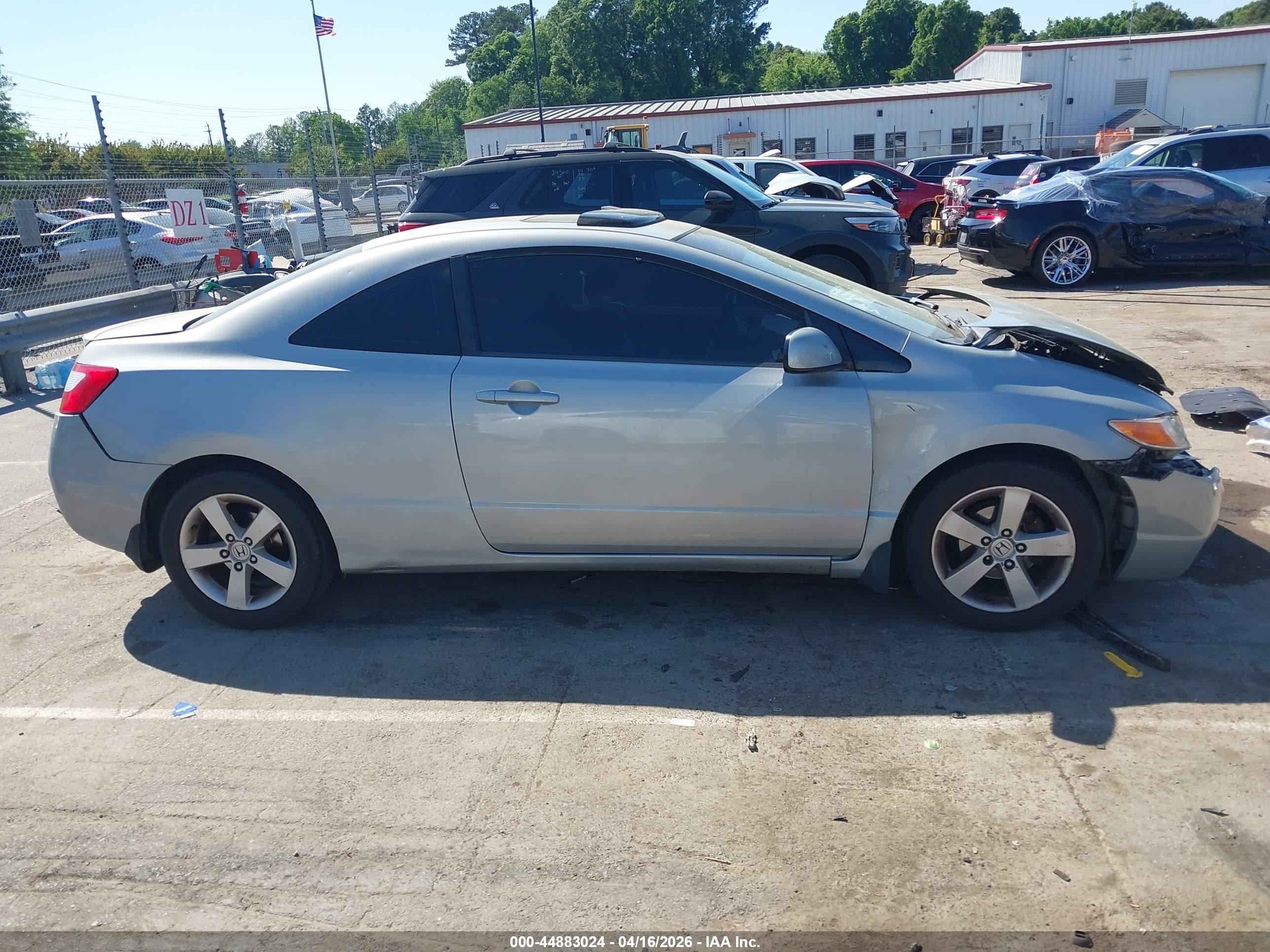 2008 Honda Civic Ex Silver vin: 2HGFG12828H540134