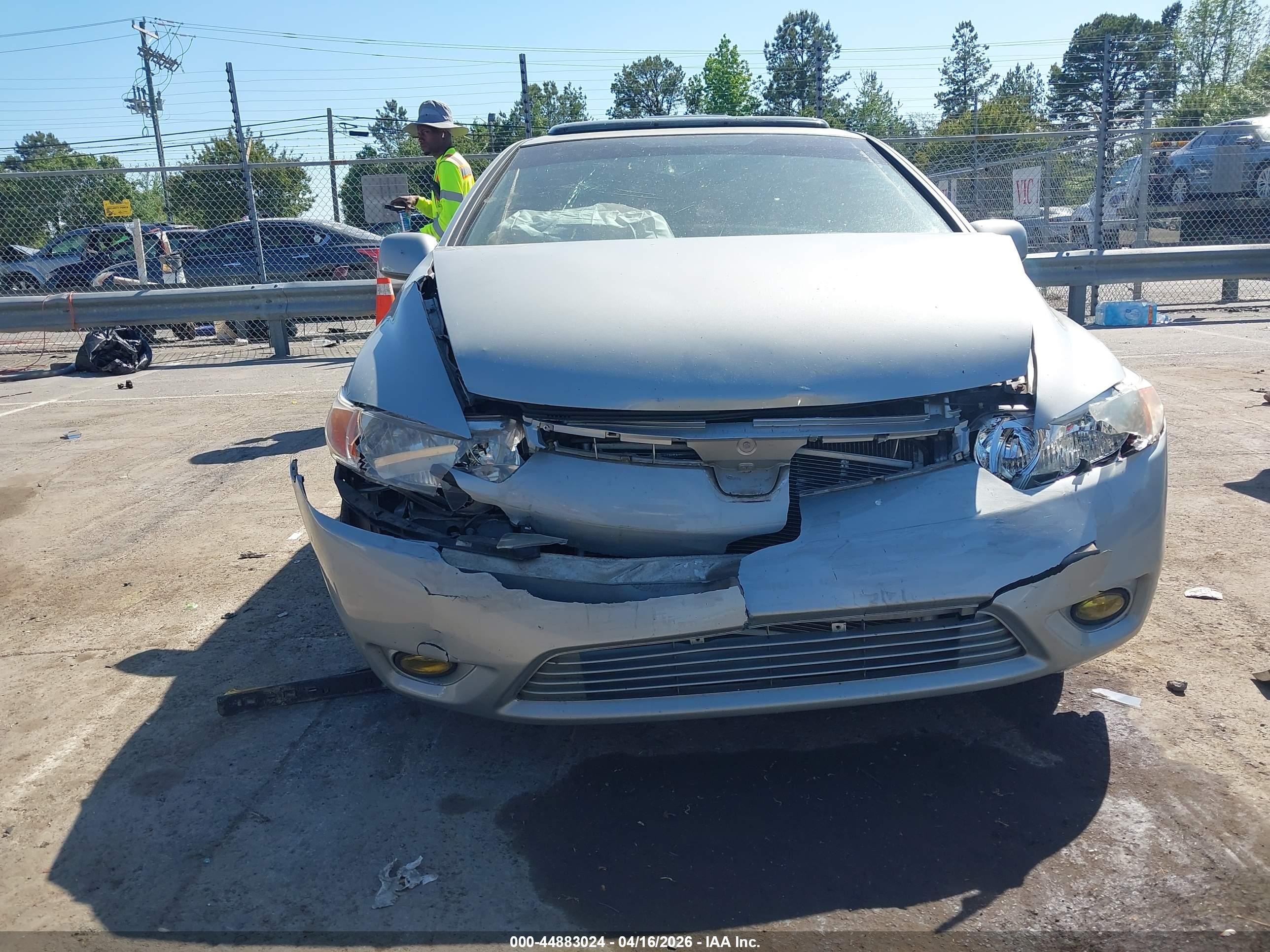 2008 Honda Civic Ex Silver vin: 2HGFG12828H540134